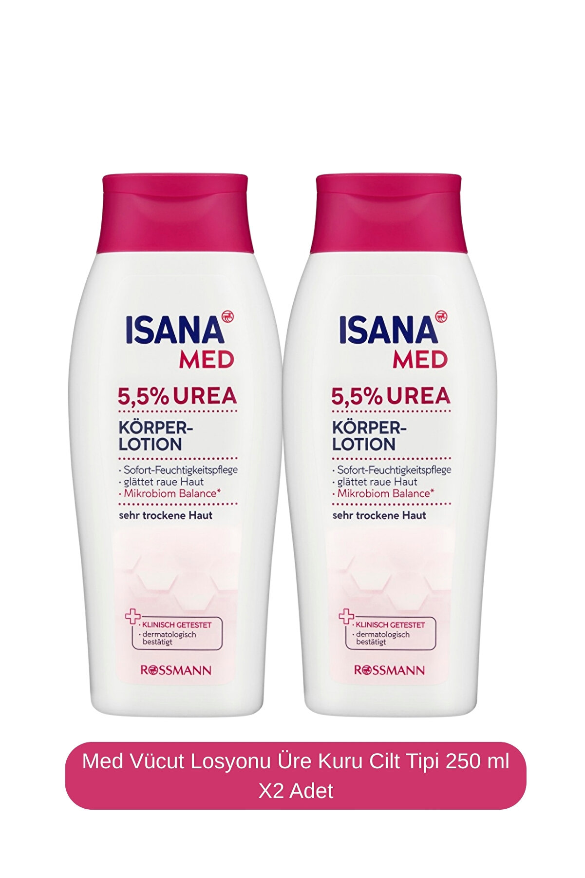 ISAN Med Vücut Losyonu Kuru Cilt Bakımı 250 ml x 2 Adet