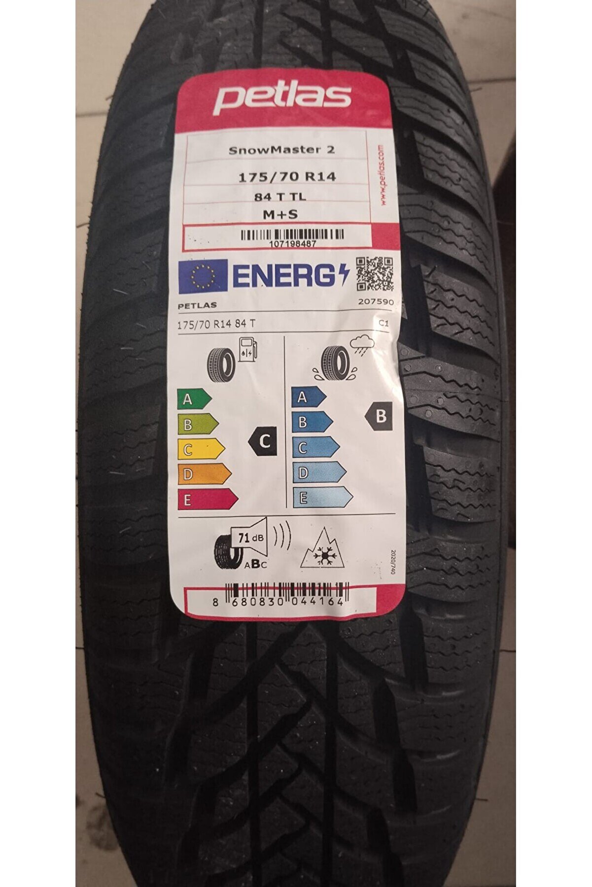 175/70 R14 TL 84T SNOWMASTER 2 KIŞ LASTİĞİ 2025 ÜRETİM