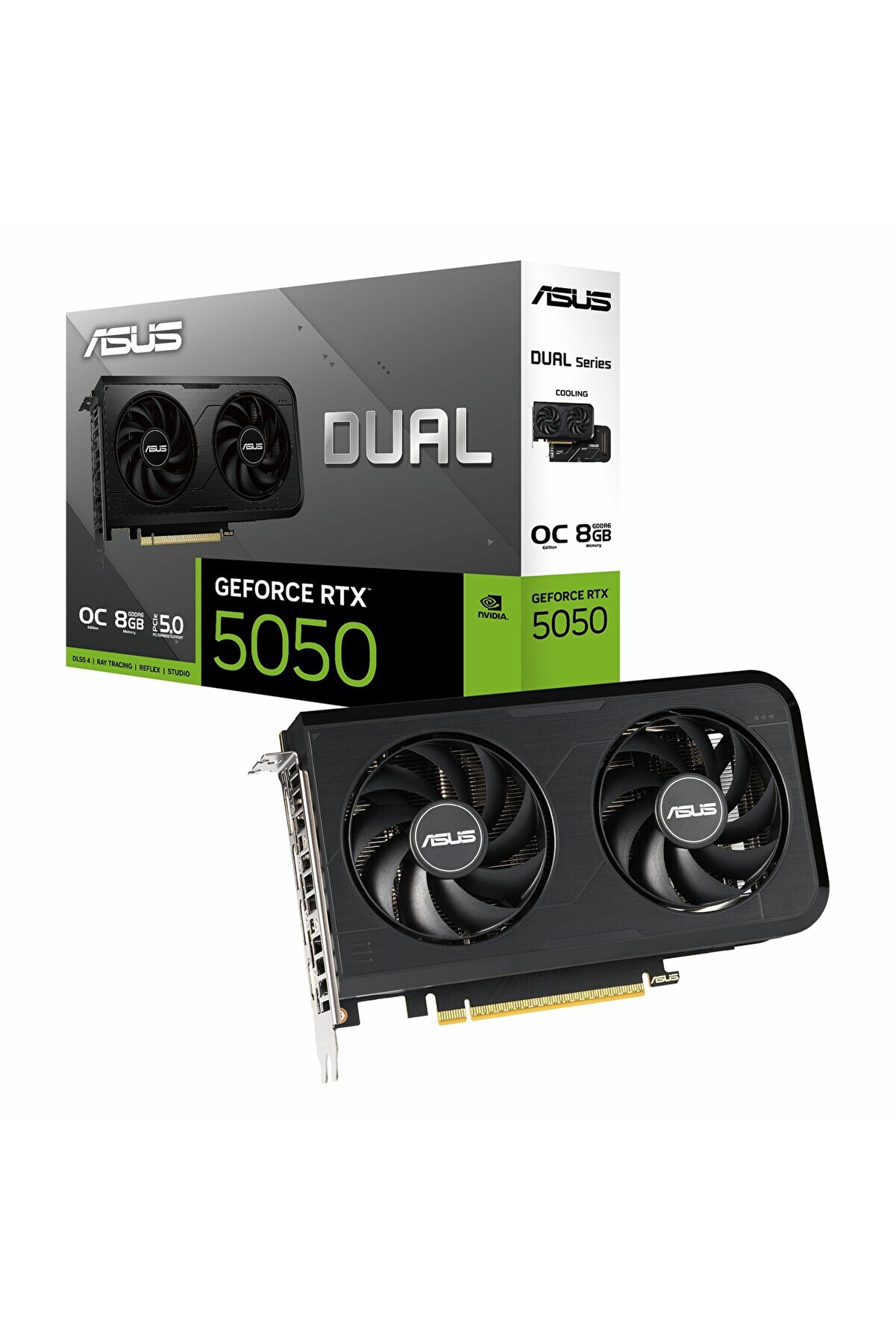 Dual GeForce RTX 5050 OC 8GB GDDR6 128Bit HDMI/DP Ekran Kartı