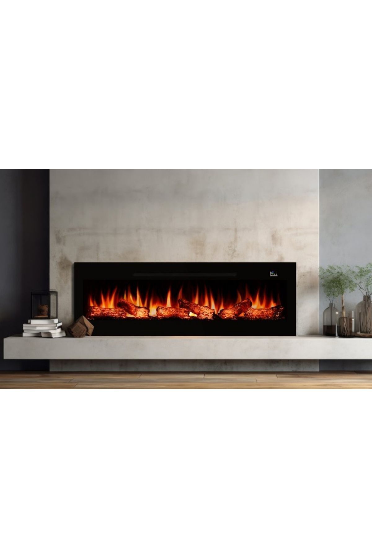 Pagla 160 Cm - Isıtıcılı - Elektrikli Şömine