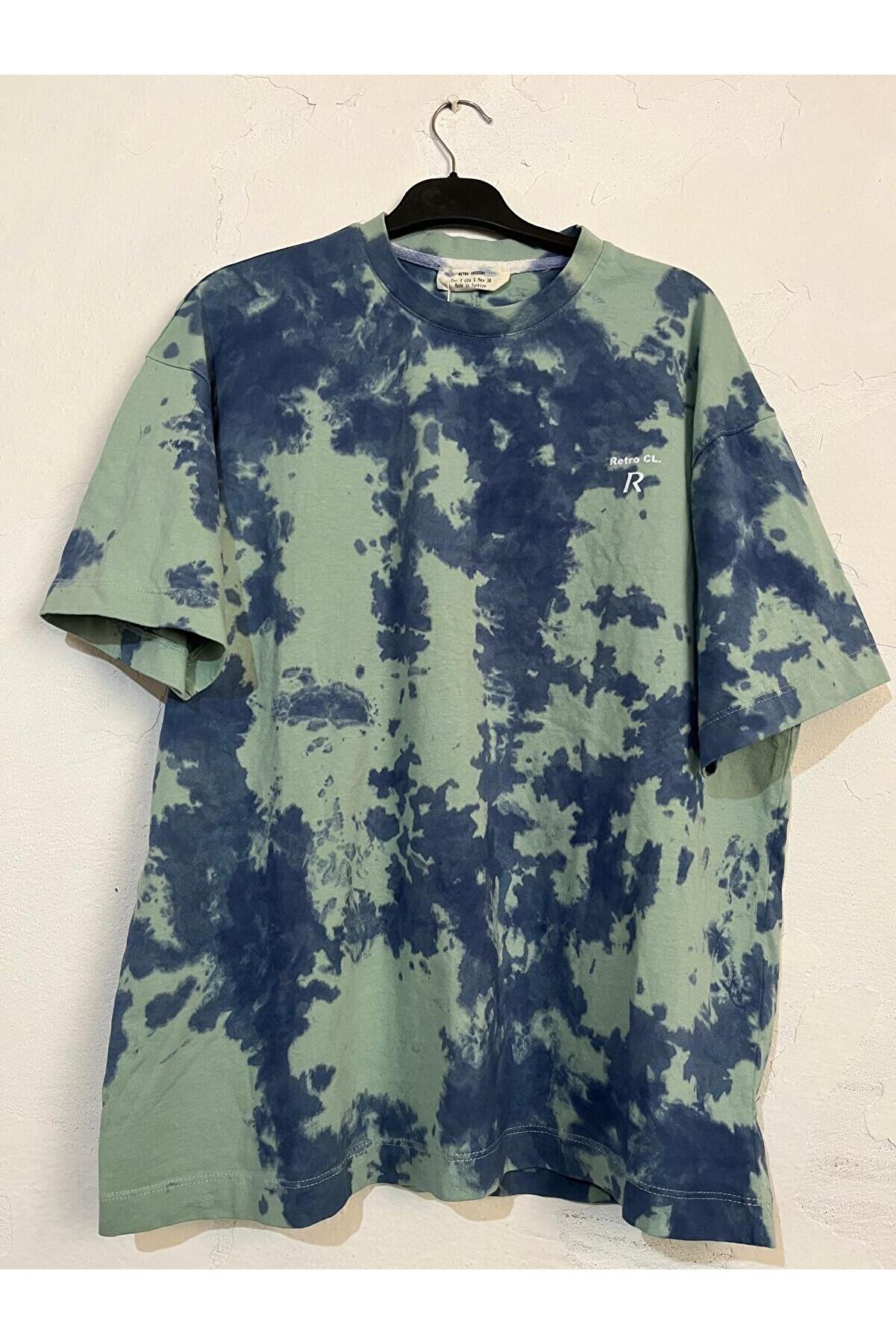 discountWORLD Unisex Batik Lekeli Tişört - Doğal ve Stilin İçinde Birleşim