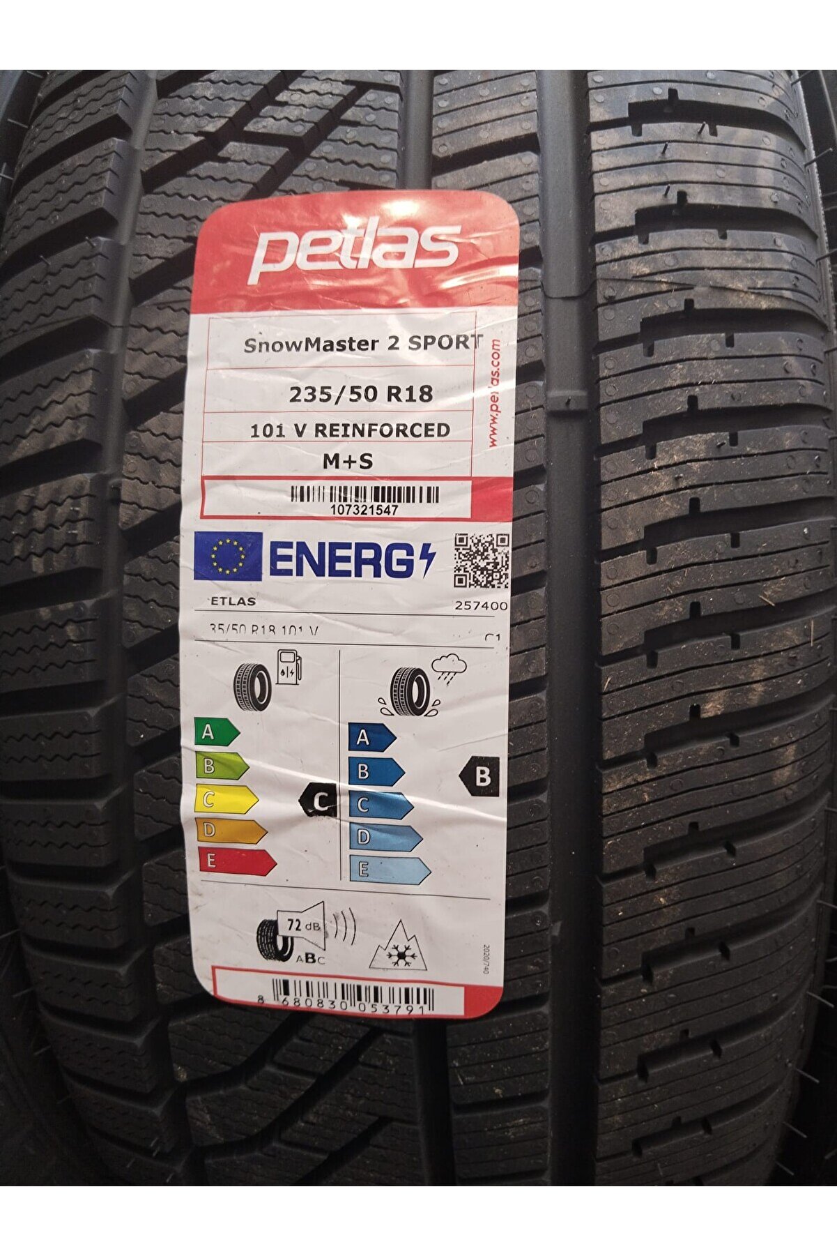 235/50 R18 TL 101V REINF. SNOWMASTER 2 SPORT SUV KIŞ LASTİĞİ 2025 ÜRETİM