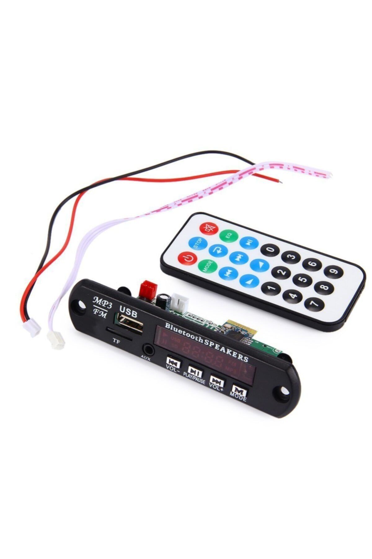 Arduino Bluetooth Mp3 Çözücü Modülü (sd Kart, Usb 2.0, Fm Radyo, Kumanda)