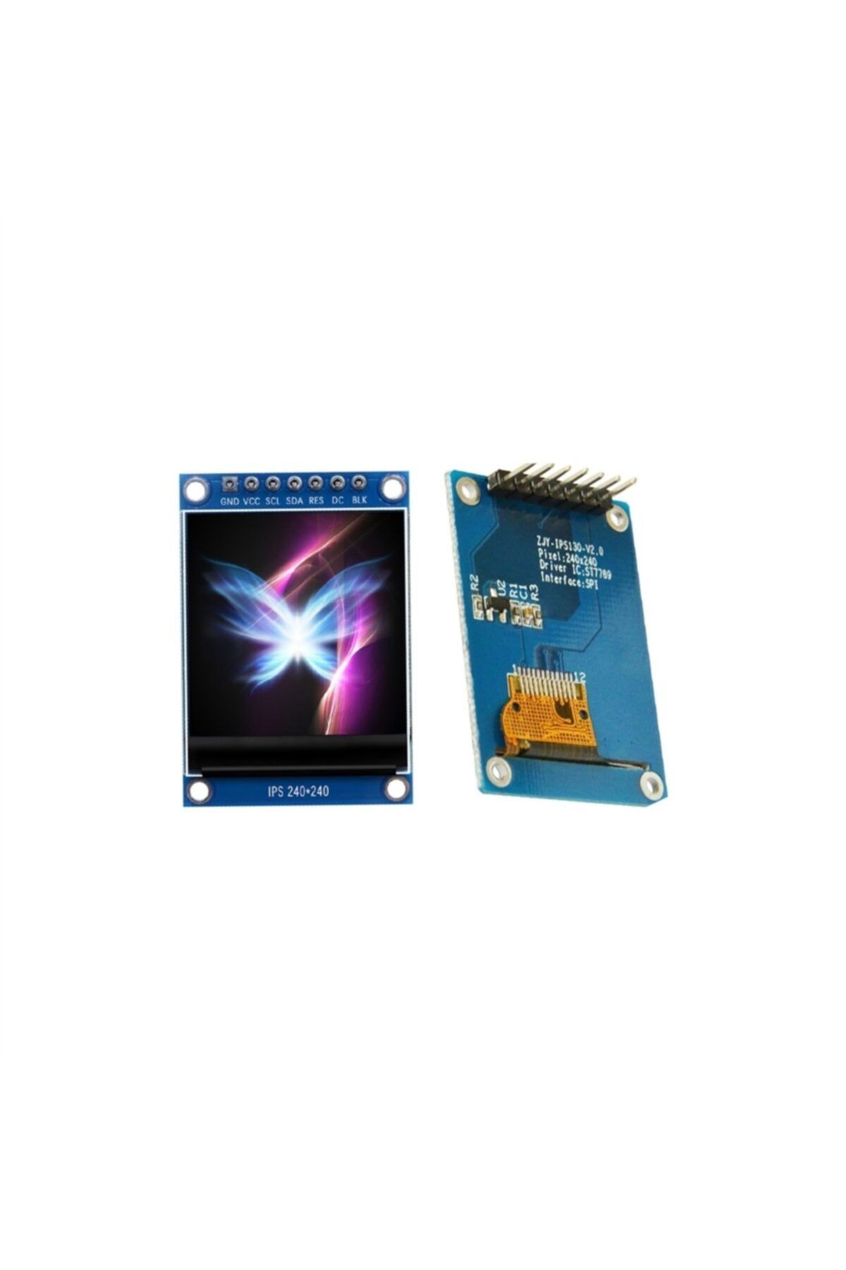 Arduino 1.3 inç 240x240 SPI İletişimli IPS HD TFT ST7789 LCD OLED Ekran