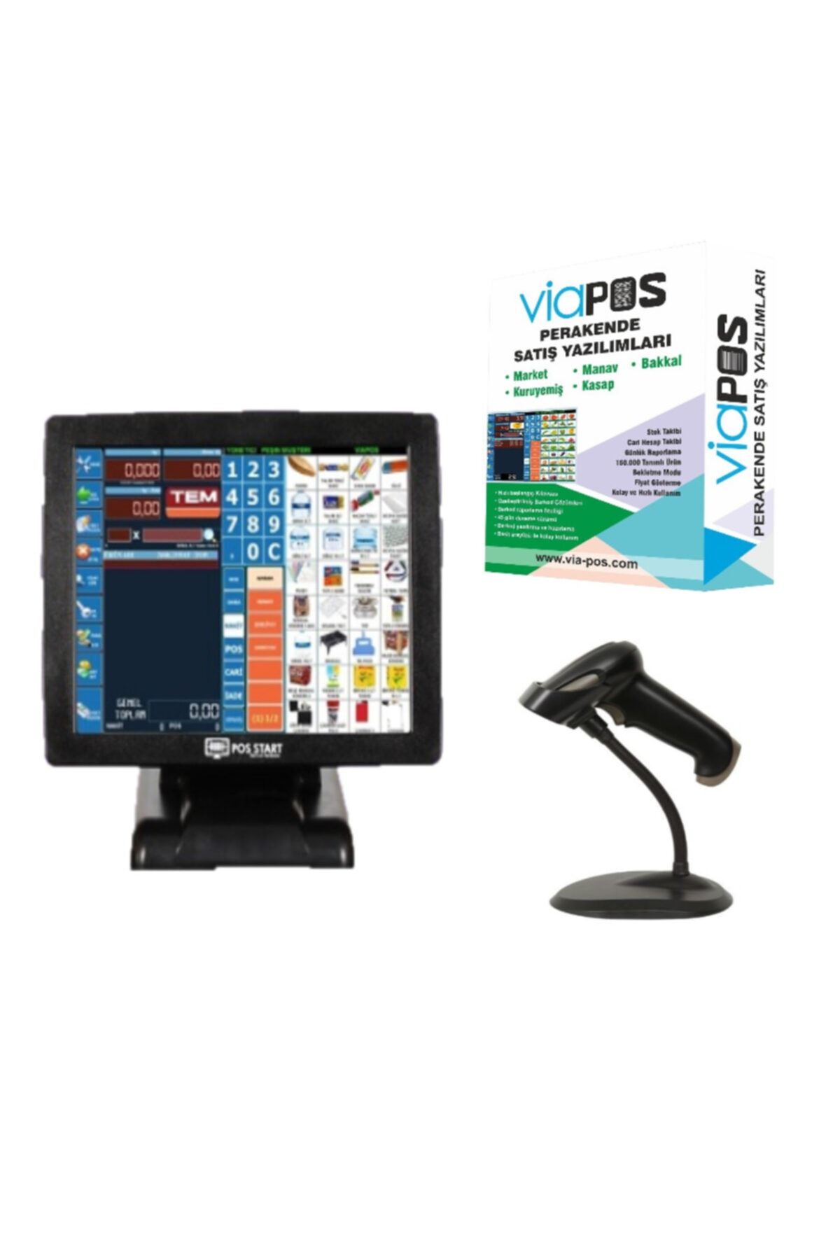 POS START Barkod Satış Sistemi Market-büfe-kantin Barkod Sistemi