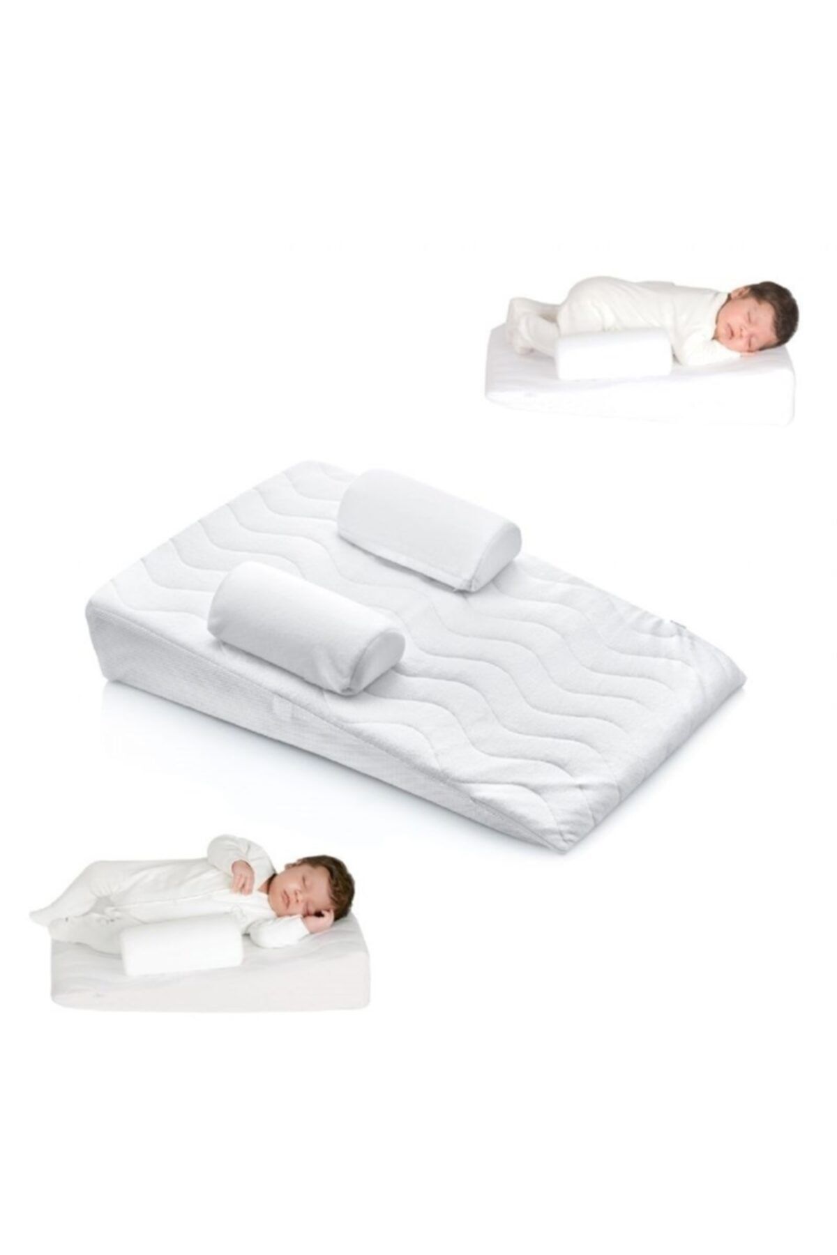 Genel Markalar Bebek Reflü Yatağı Fermuarlı Kılıf 65x40 Cm