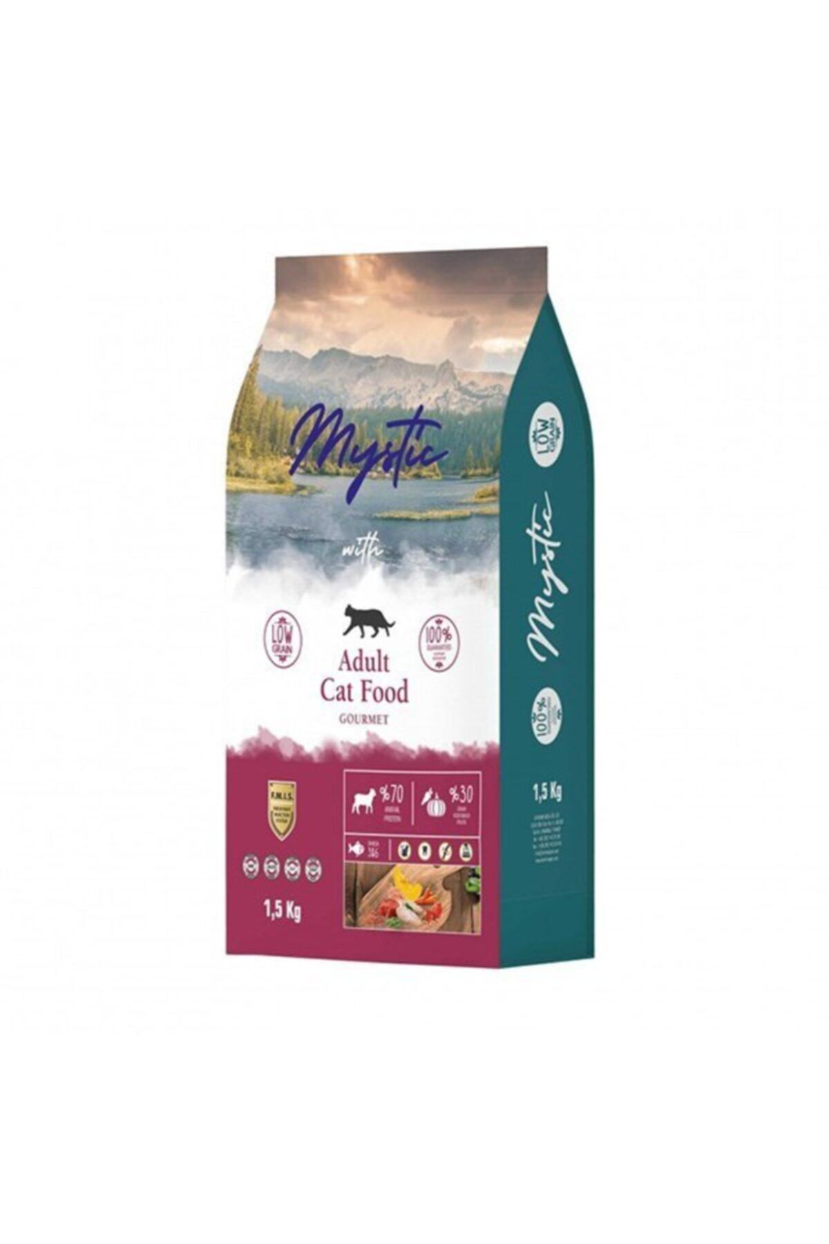 Mystic Gurme Az Tahıllı Yetişkin Kedi Maması 1.5 Kg