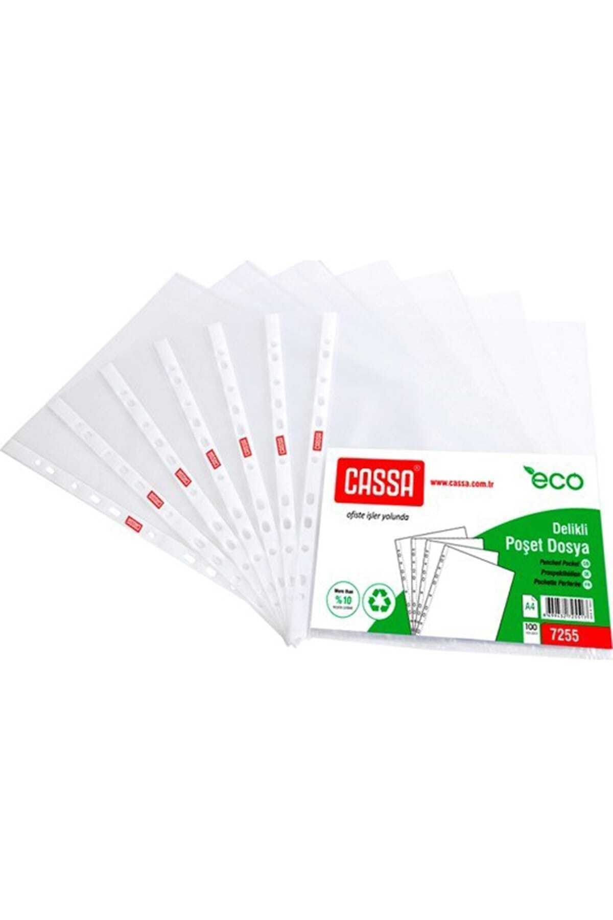Cassa Eco Delikli Poşet Dosya 100'lü 7255