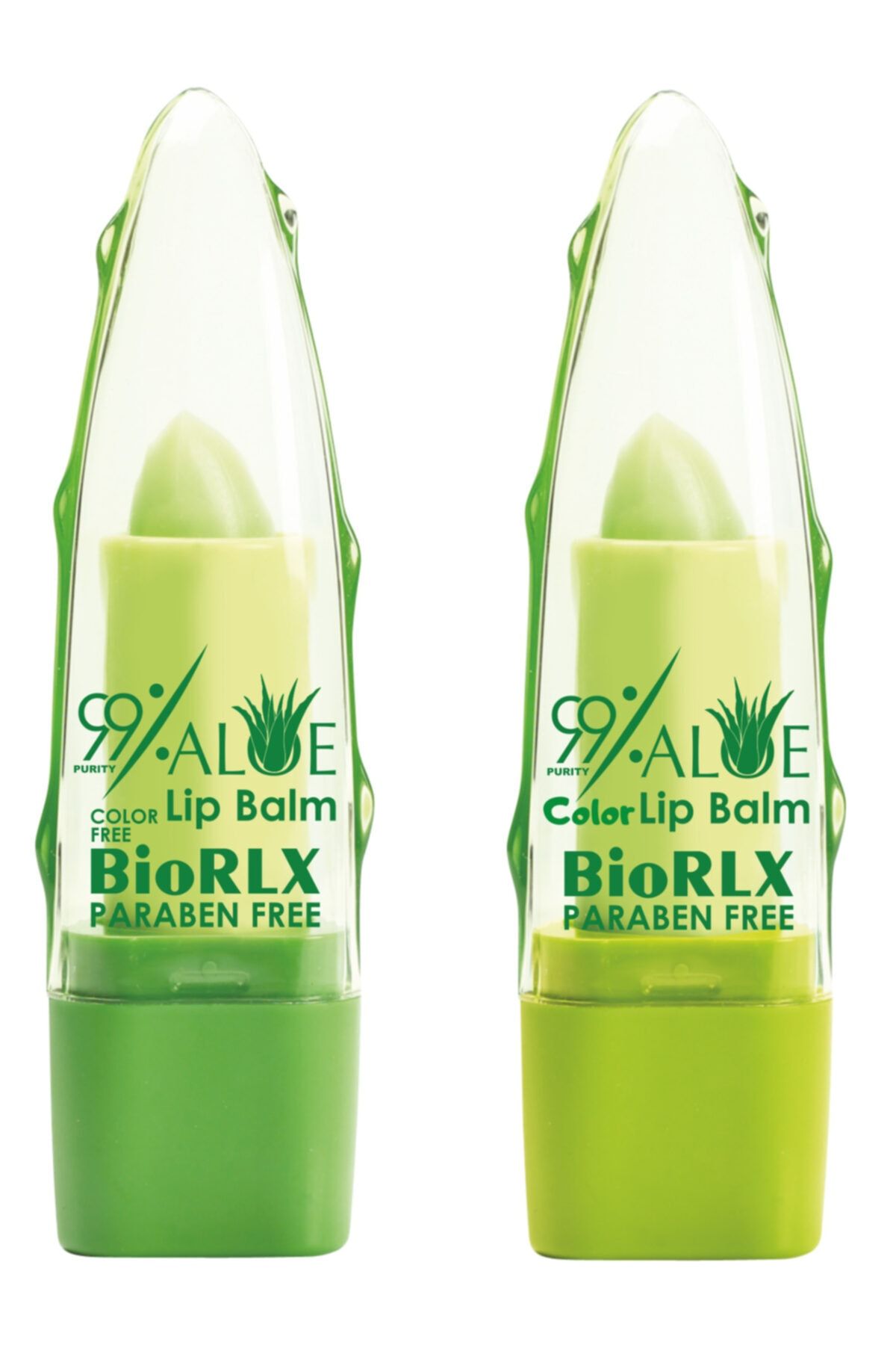 BioRLX Aloe Vera Lip Balm 1 Renkli 1 Renksiz Paraben Free