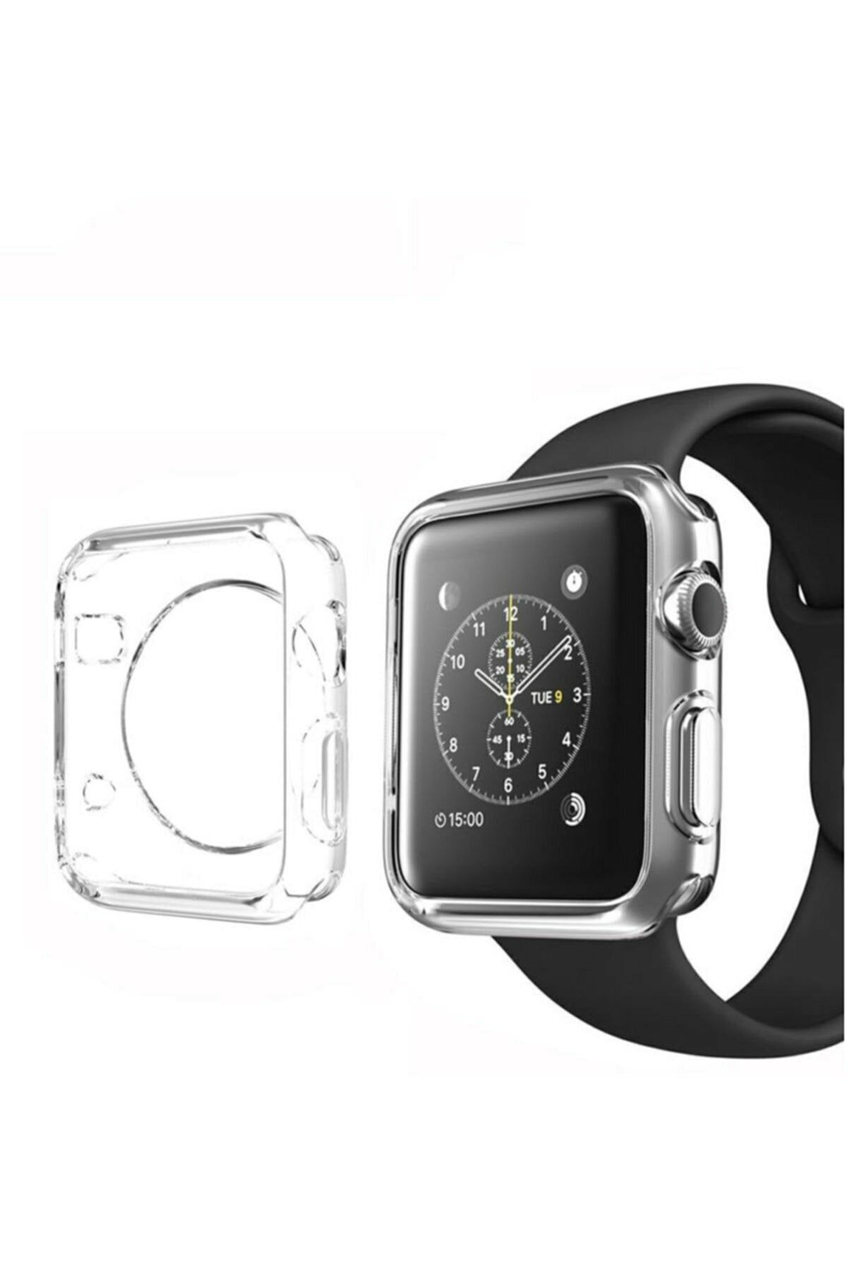 Microcase Samsung Galaxy Watch 42 Mm Silikon Kılıf - Şeffaf