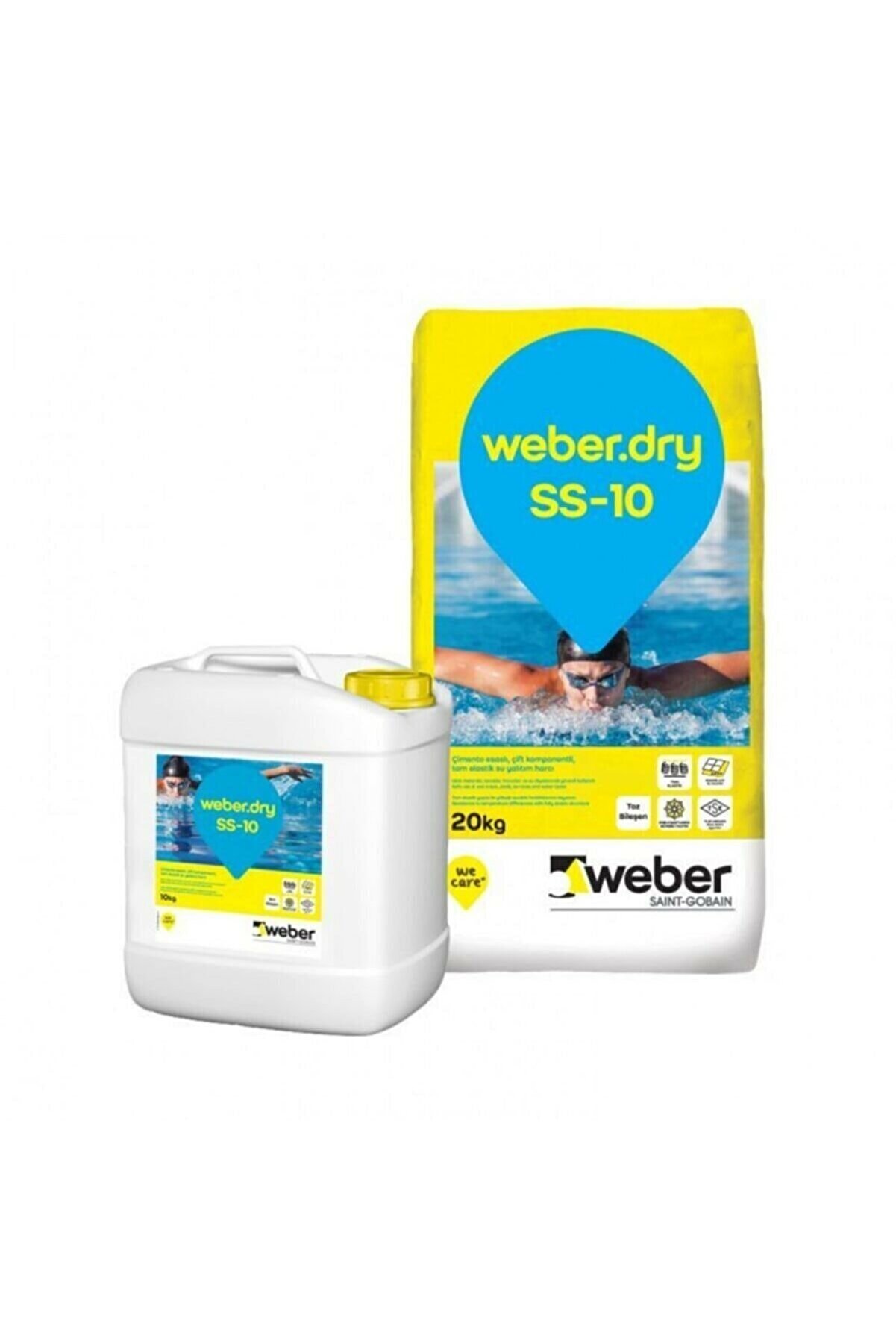 WEBER Dry Ss-10 ( 20 10 Kg ) Tam Elastik Havuzlar Için Su Yalıtım Malzemesi