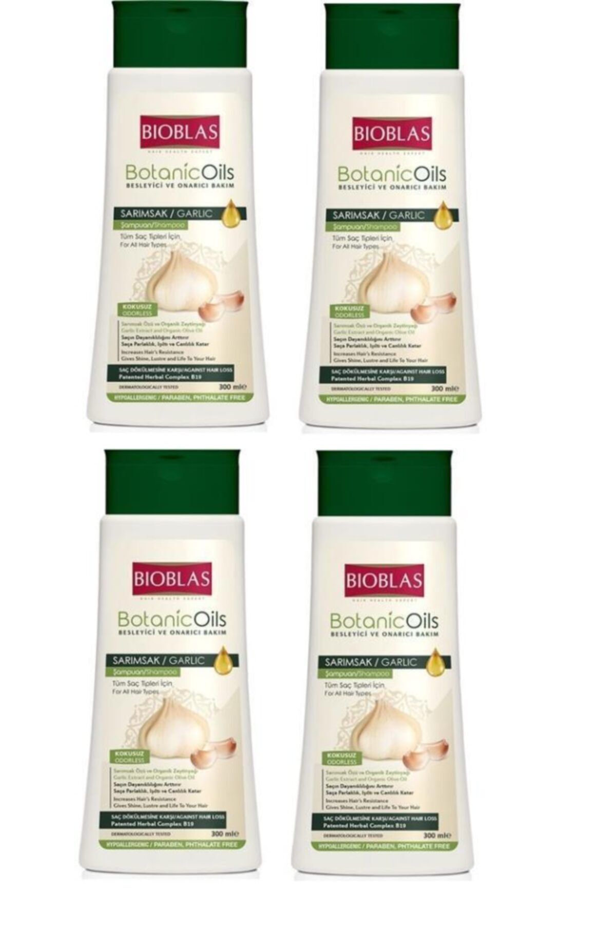 Bioblas Botanic Oils Şampuan Sarımsak 300ml X 4 Adet