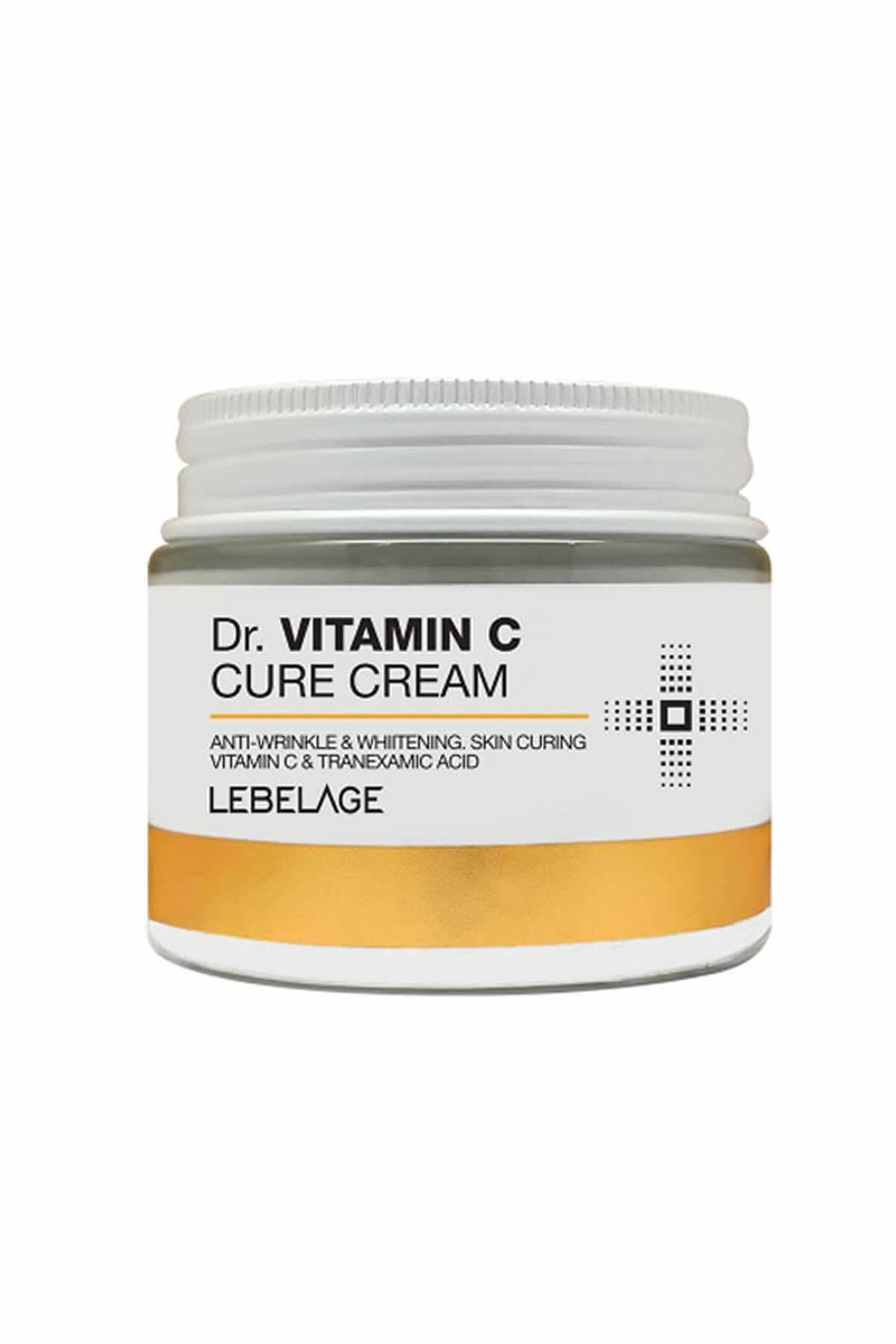LEBELAGE Aydınlatıcı Kırışıklık Ve Leke Karşıtı Vitamin C Krem Dr Vitamin C Cure Cream