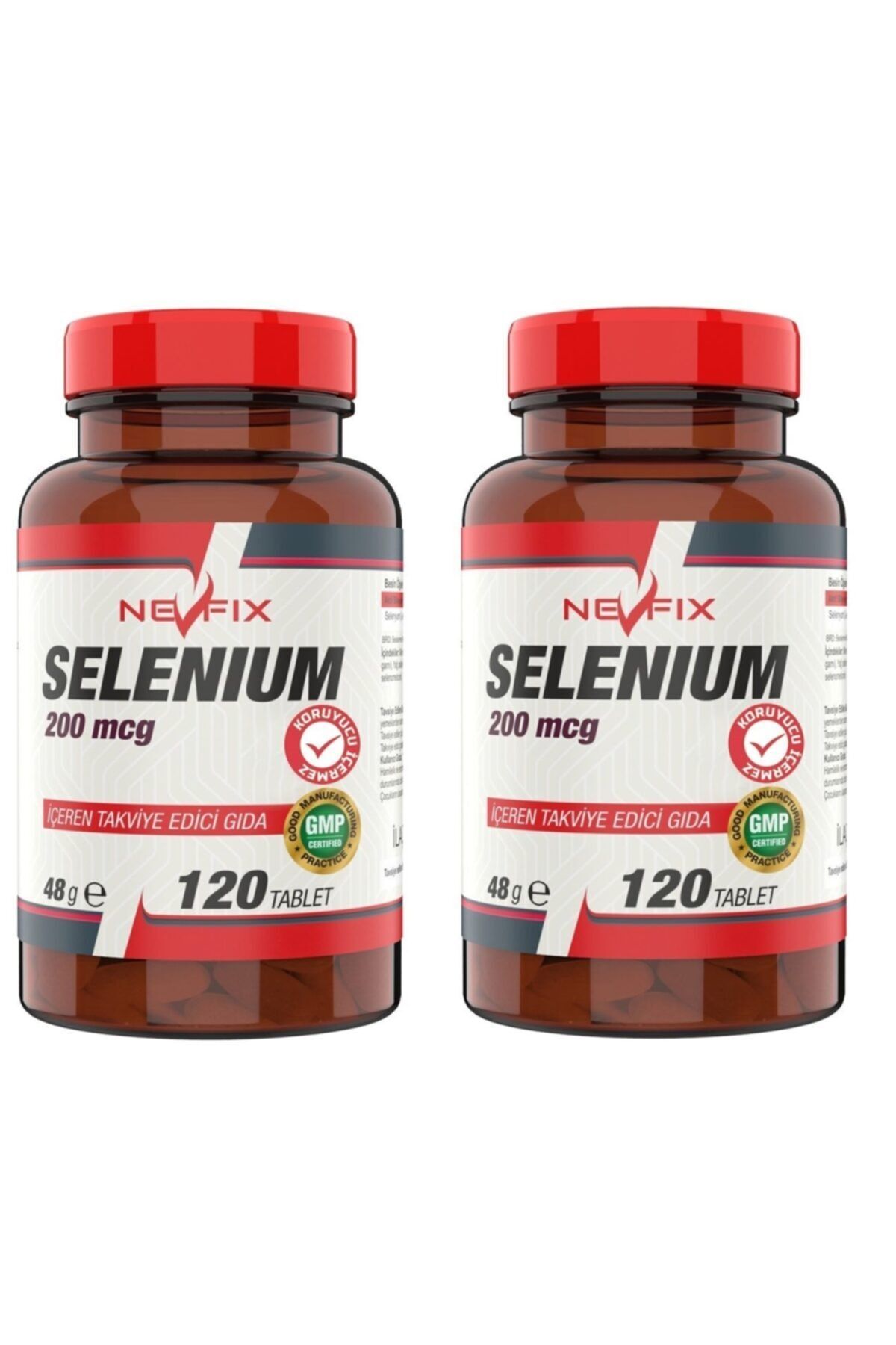 Nevfix Selenyum Selenium 200 Mcg 120 Tablet X 2 Kutu