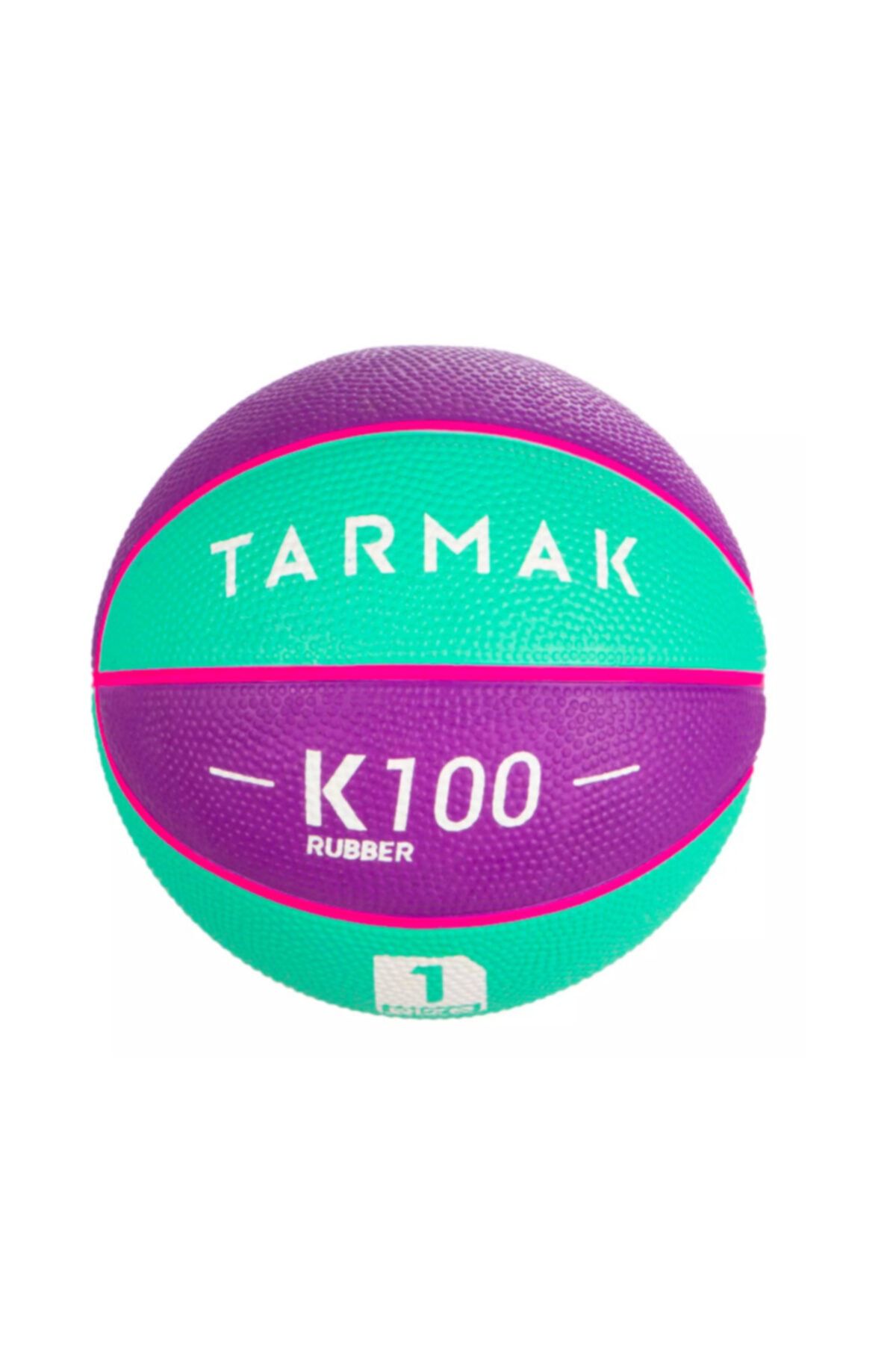 Decathlon - Mini Basketbol Topu 1 Numara Mor Turkuaz K100