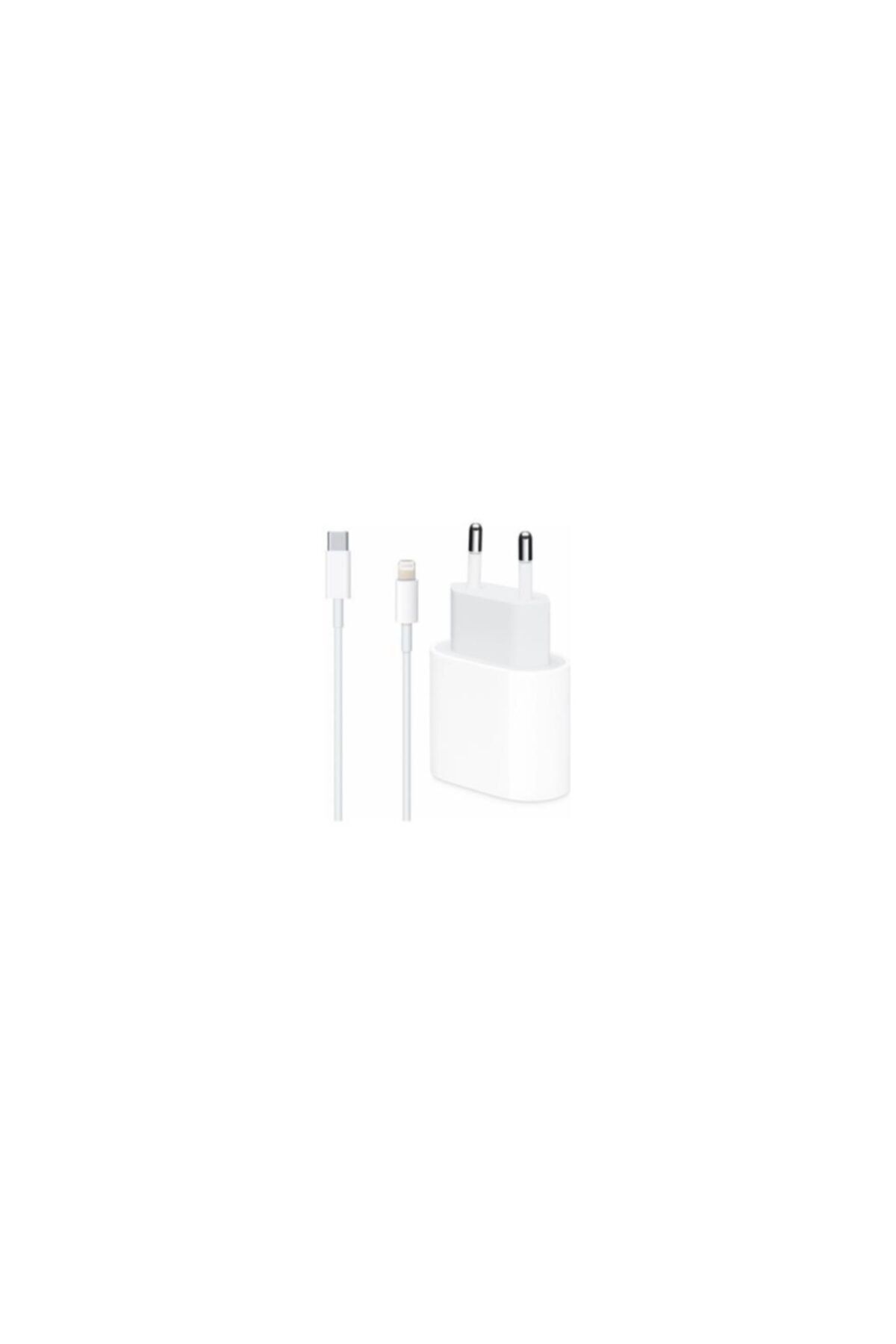 UnDePlus Iphone Uyumlu 20w Usb-c Güç Adaptörü + Usb-c Lightning Şarj Kablosu Seti 11 12 Pro Max