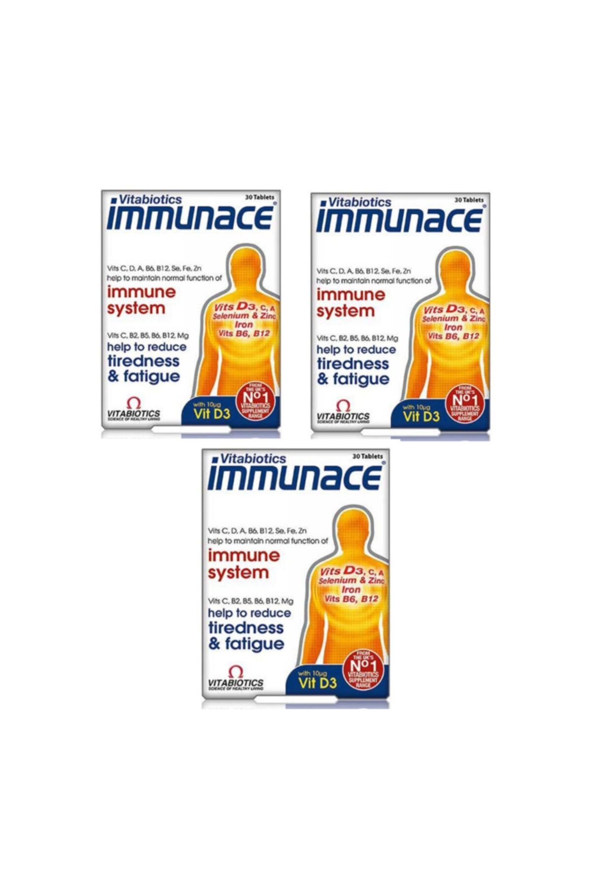 Immunace Vitabiotics Immunace Immune System 30 Tablet (3lü)