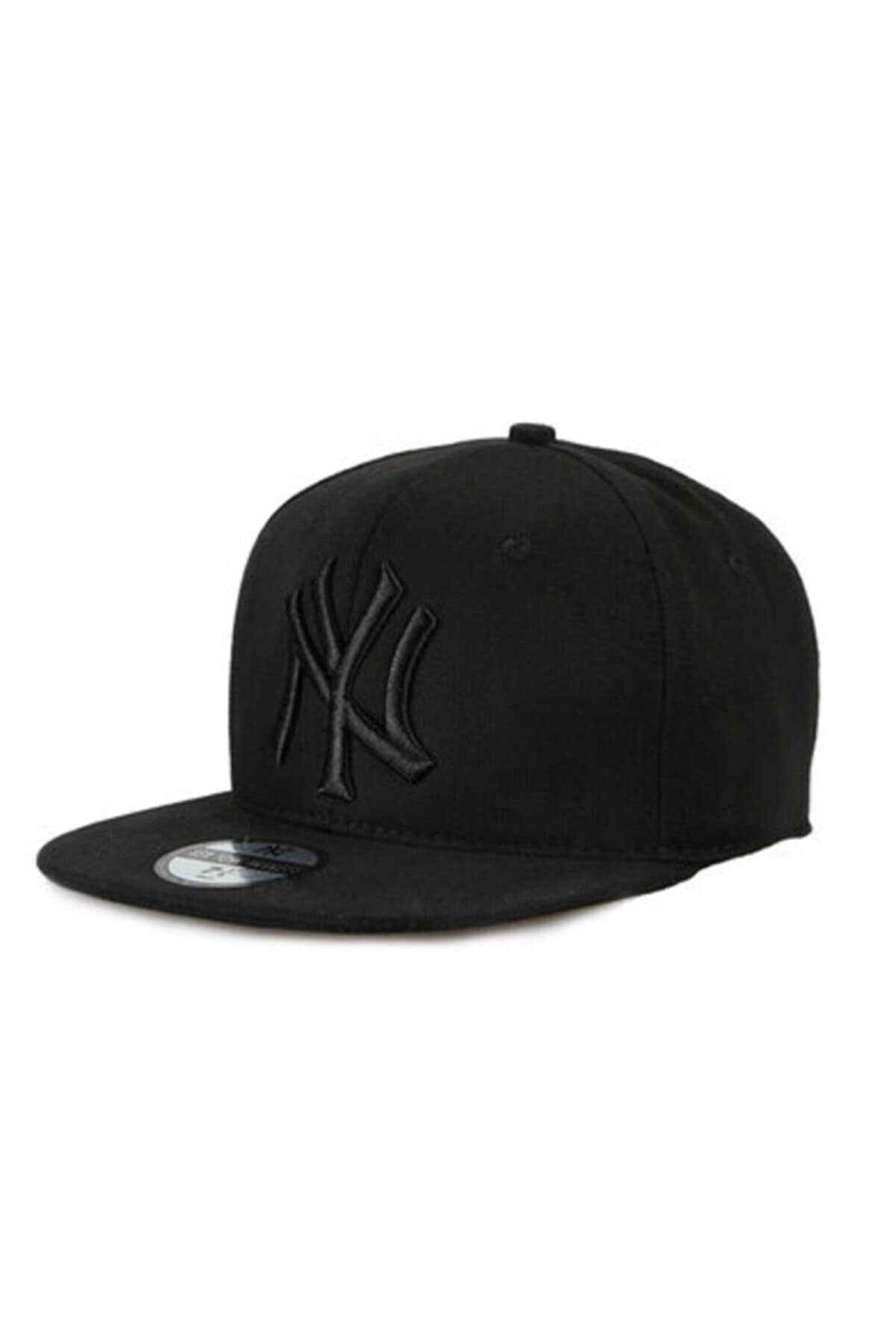 CosmoOutlet Ny New York Logolu Snapback Hip Hop Unisex Siyah Şapka