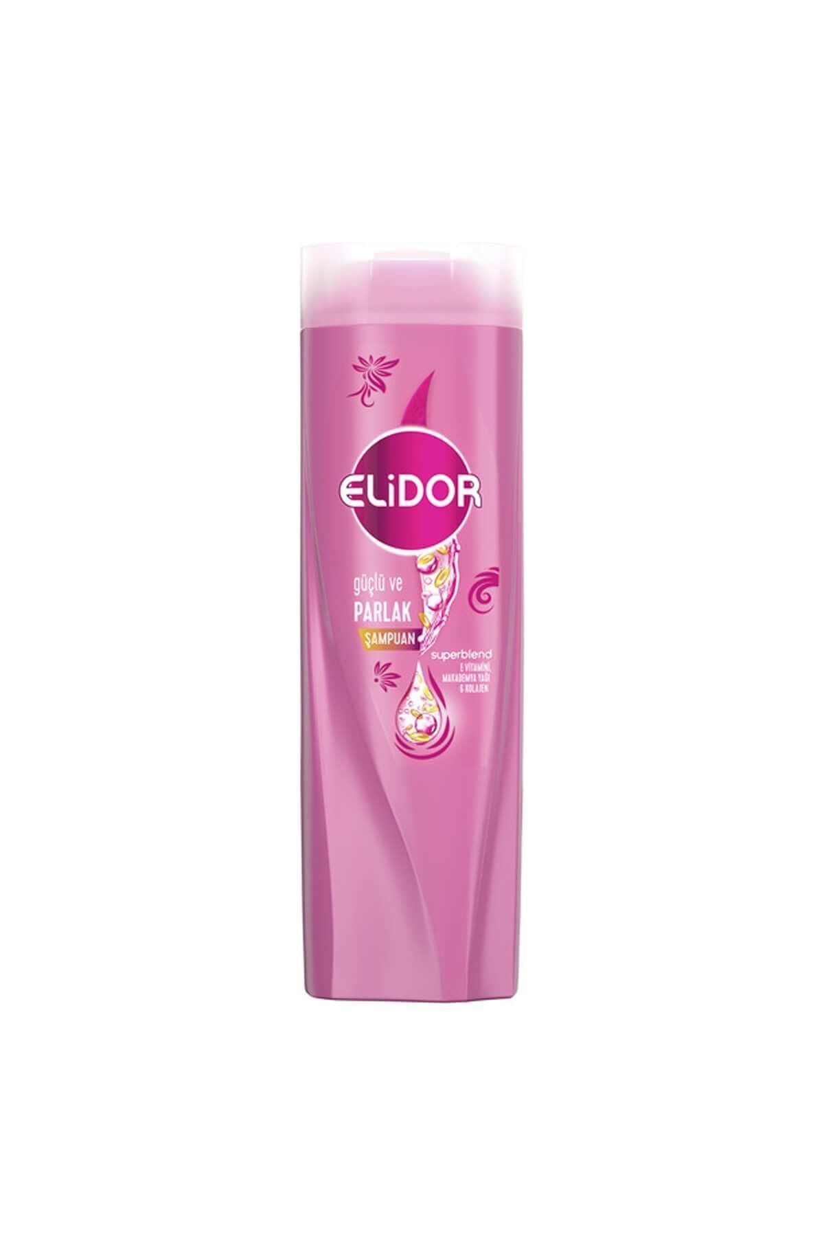 Elidor Superblend Saç Bakım Şampuanı Güçlü Ve Parlak Saçlar Vitamin E Macamadia Yağı Keratin 325 Ml