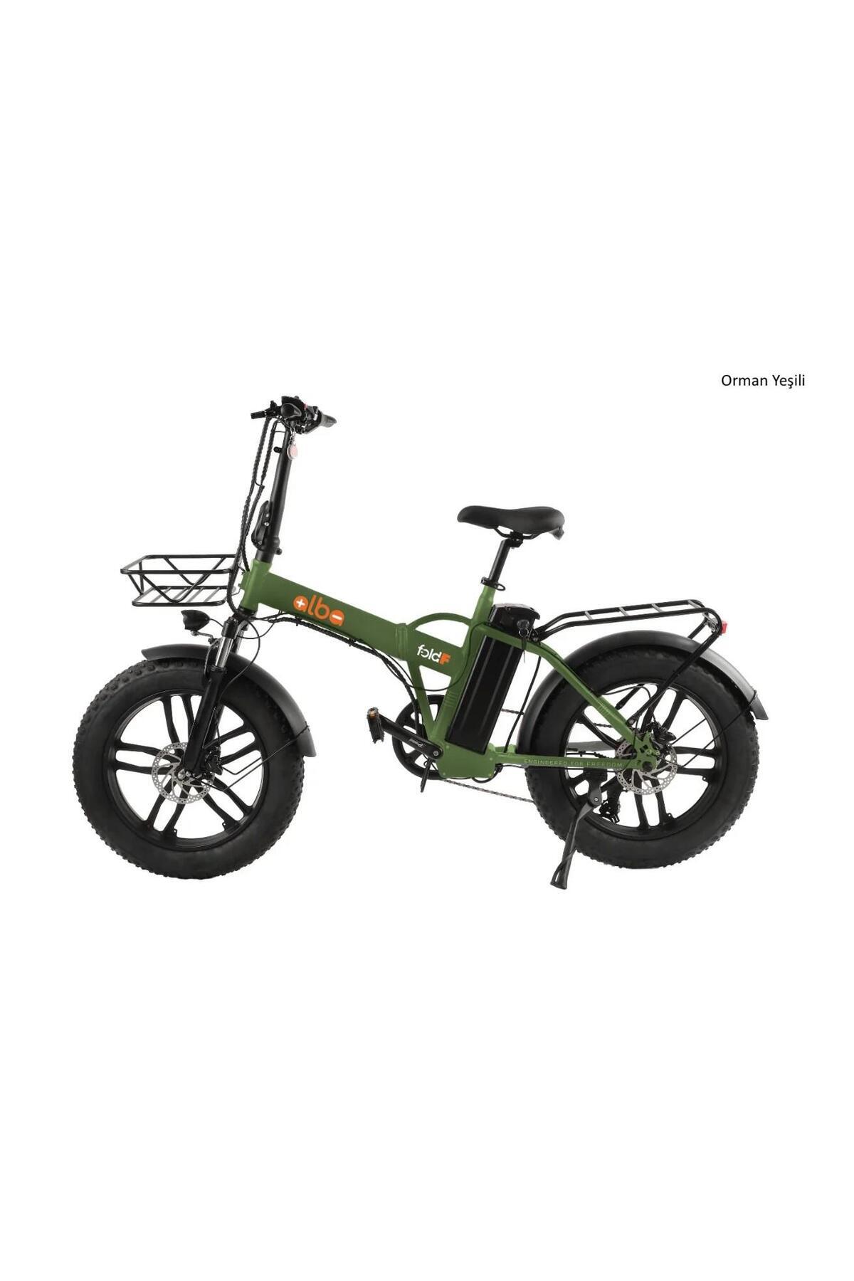 Alba Fold F 500W Katlanır E-Bisiklet Bataryası 48V 10,4Ah Orman Yeşili