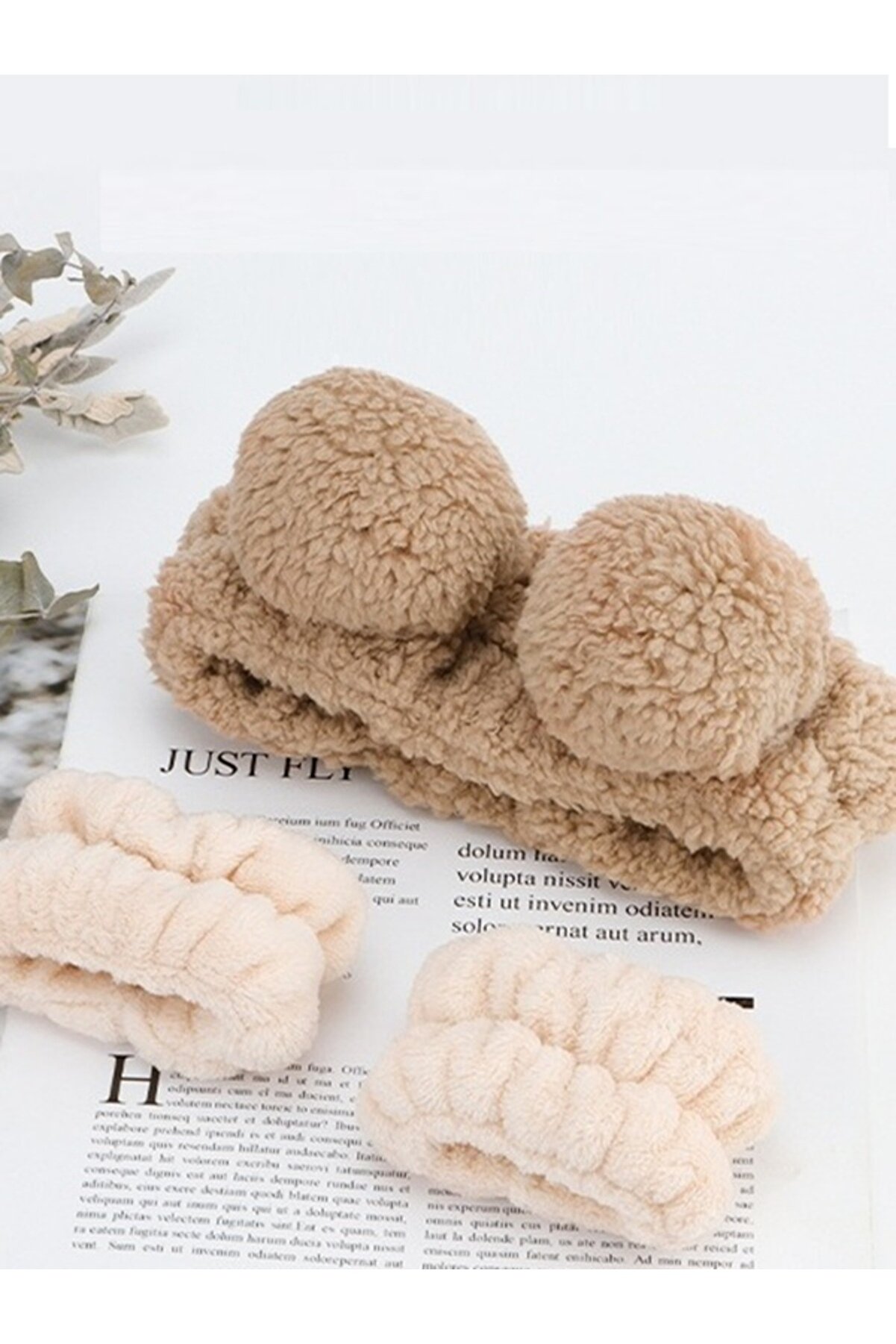 SB SizinBazar Peluş Ayıcık Takımı - Makyaj & Saç Bakım Seti