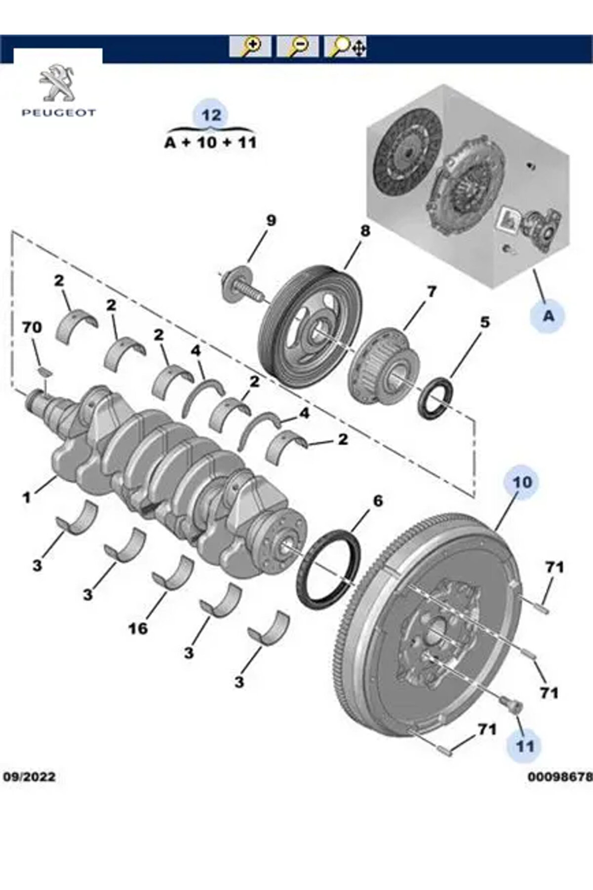 Debriyaj11volan Kit 207-208-2008-308-308t9 Dv6c