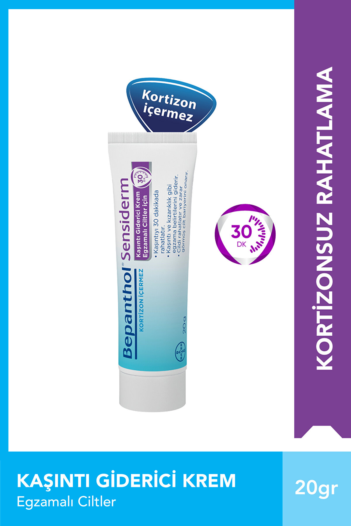 Bepanthol Sensiderm Krem 20 gr - Cilt Bakımı ve Rujlama İçin