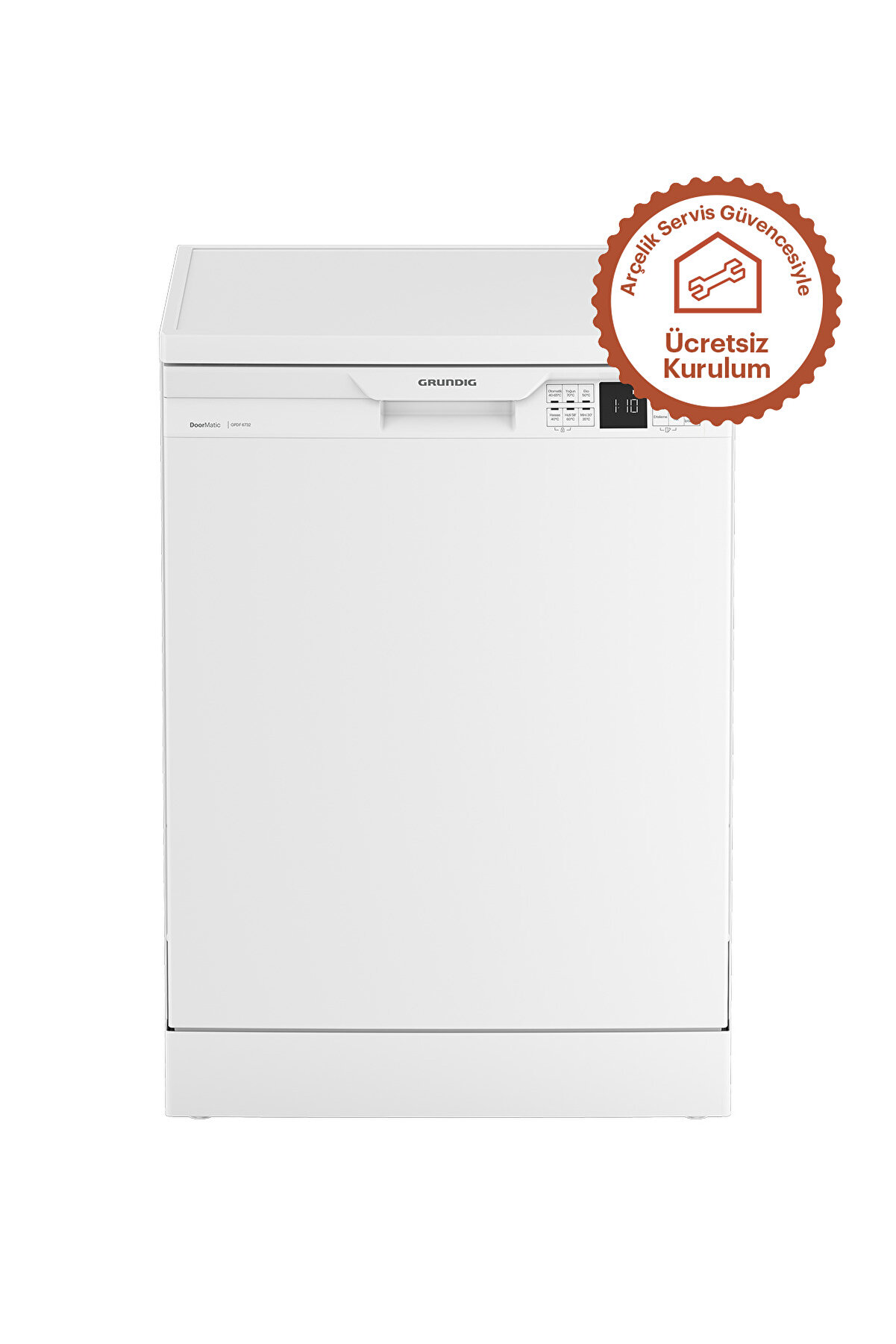 Gpdf 6732 D Enerji Sınıfı 14 Kişilik 6 Programlı Bulaşık Makinesi