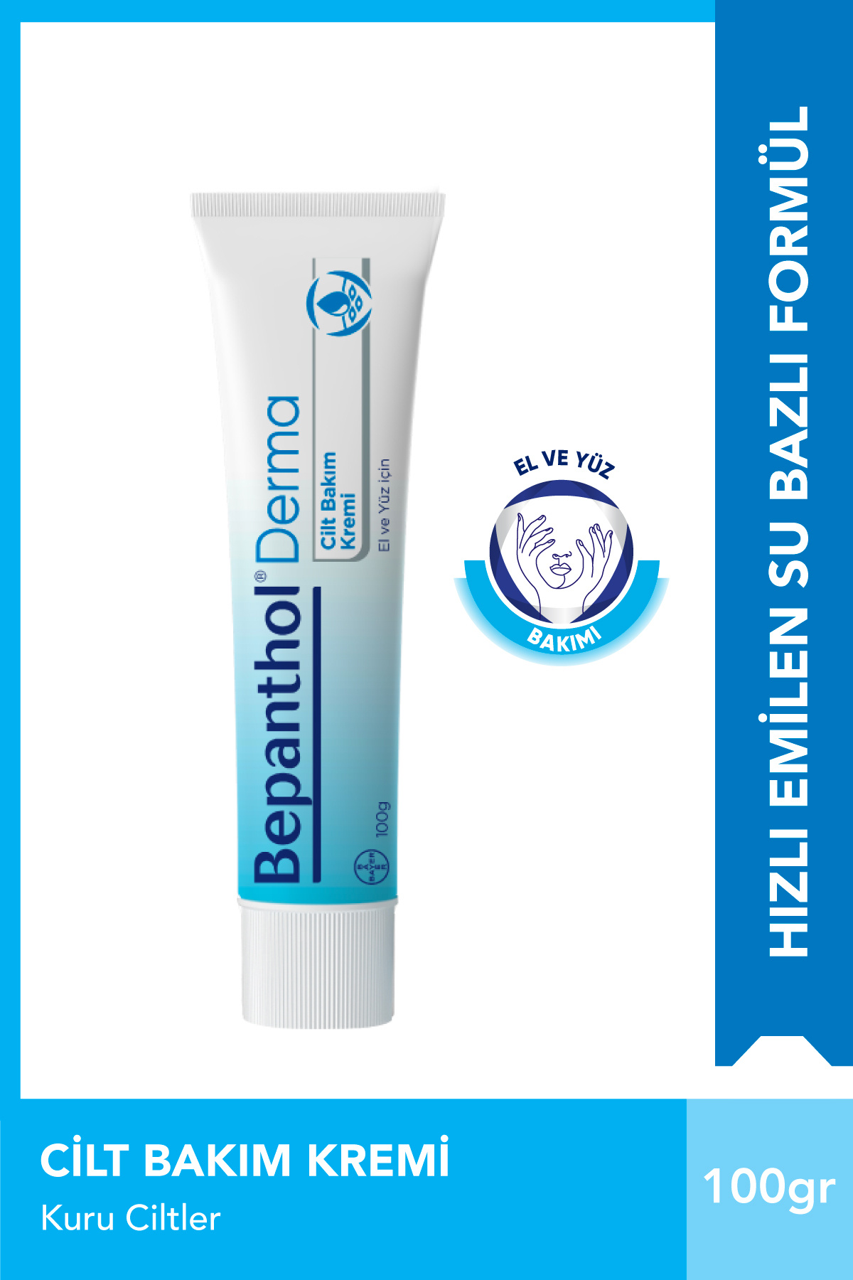 Bepanthol Cilt Bakım Kremi 100 gr - Tüm Cilt Tiplerine Uygun