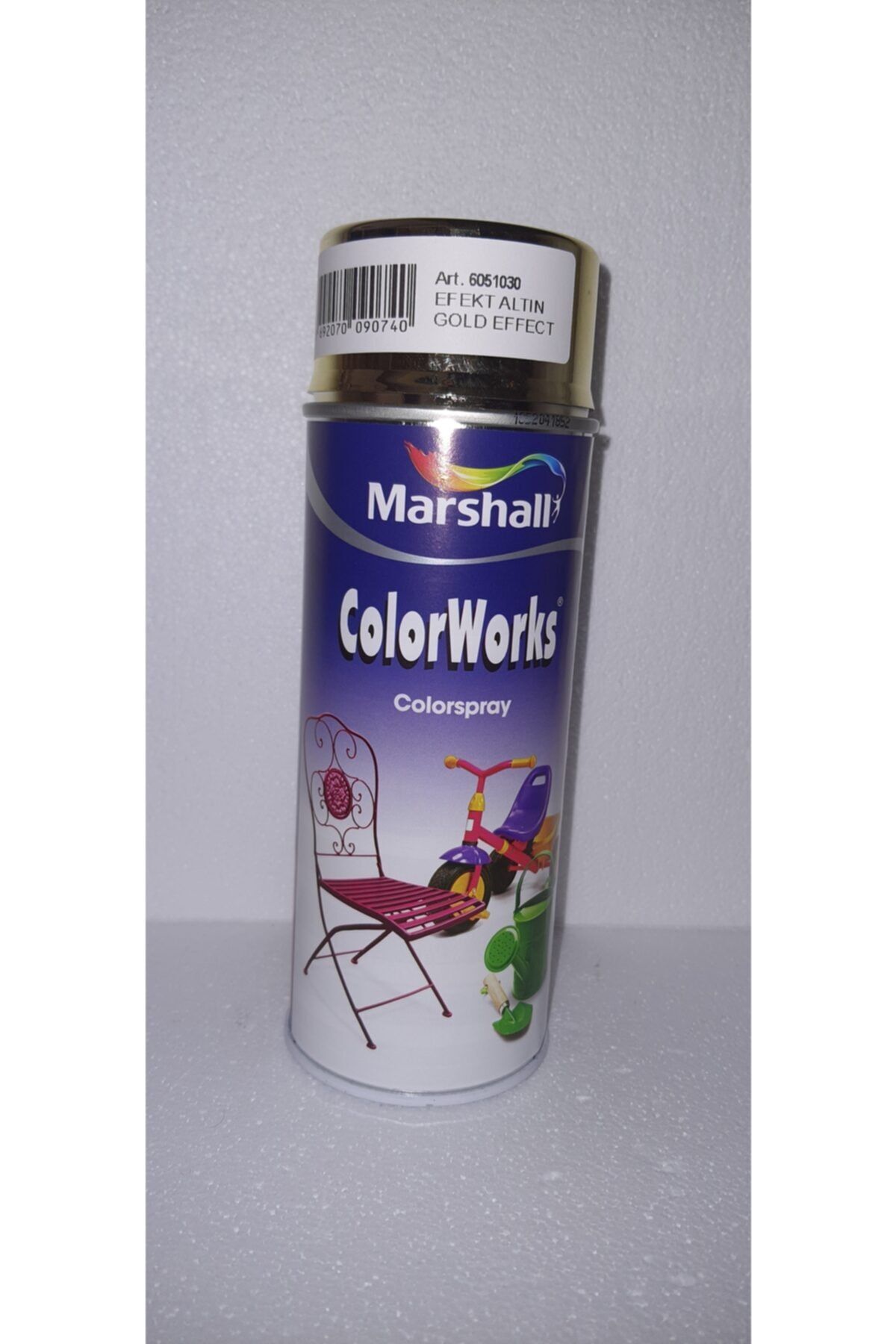 Marshall Colorworks Efekt Altın Sprey Boya 400 ml