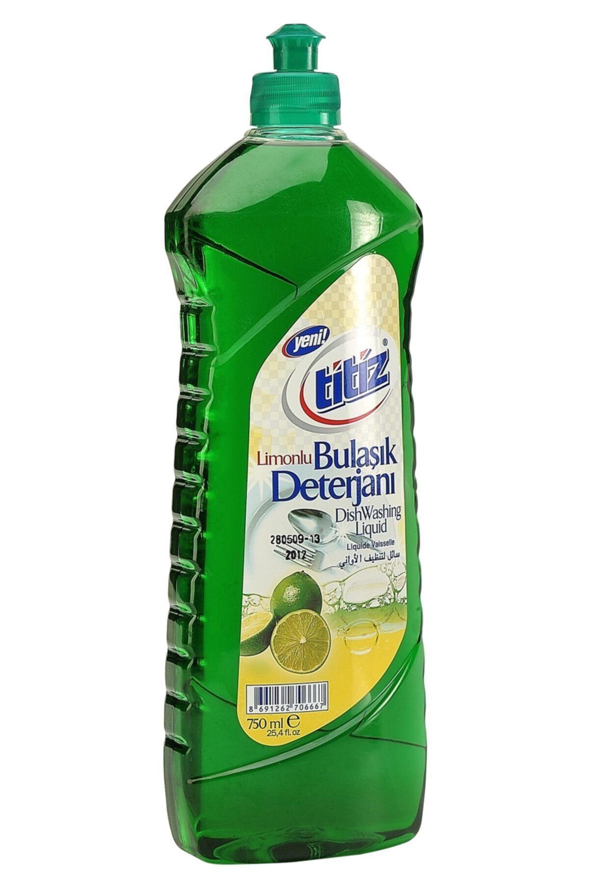 Titiz Bulaşık Sıvı Deterjan Limon Yeşil 750 ml