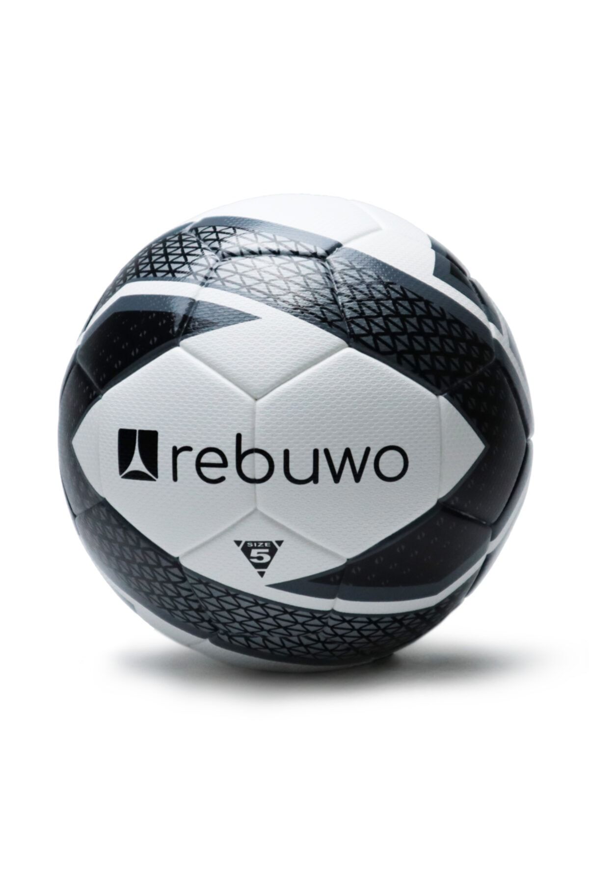 Rebuwo Futbol Topu Siyah Beyaz 5 Numara Dikişsiz Pu Maç Topu