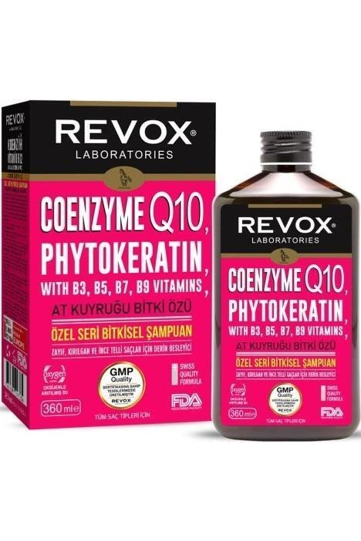 Revox Coenzyme Q10 Phytokeratin Şampuan 360 ml 8682397547256