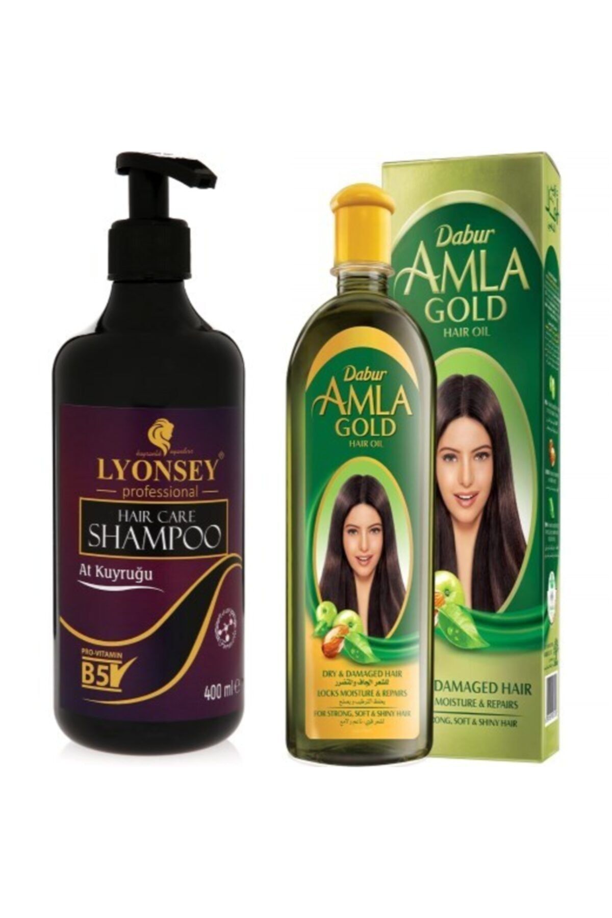 Lyonsey At Kuyruğu Şampuanı 400 Ml+dabur Amla Gold Saç Bakım Yağı 200 Ml Dabur Amla Hair Oil