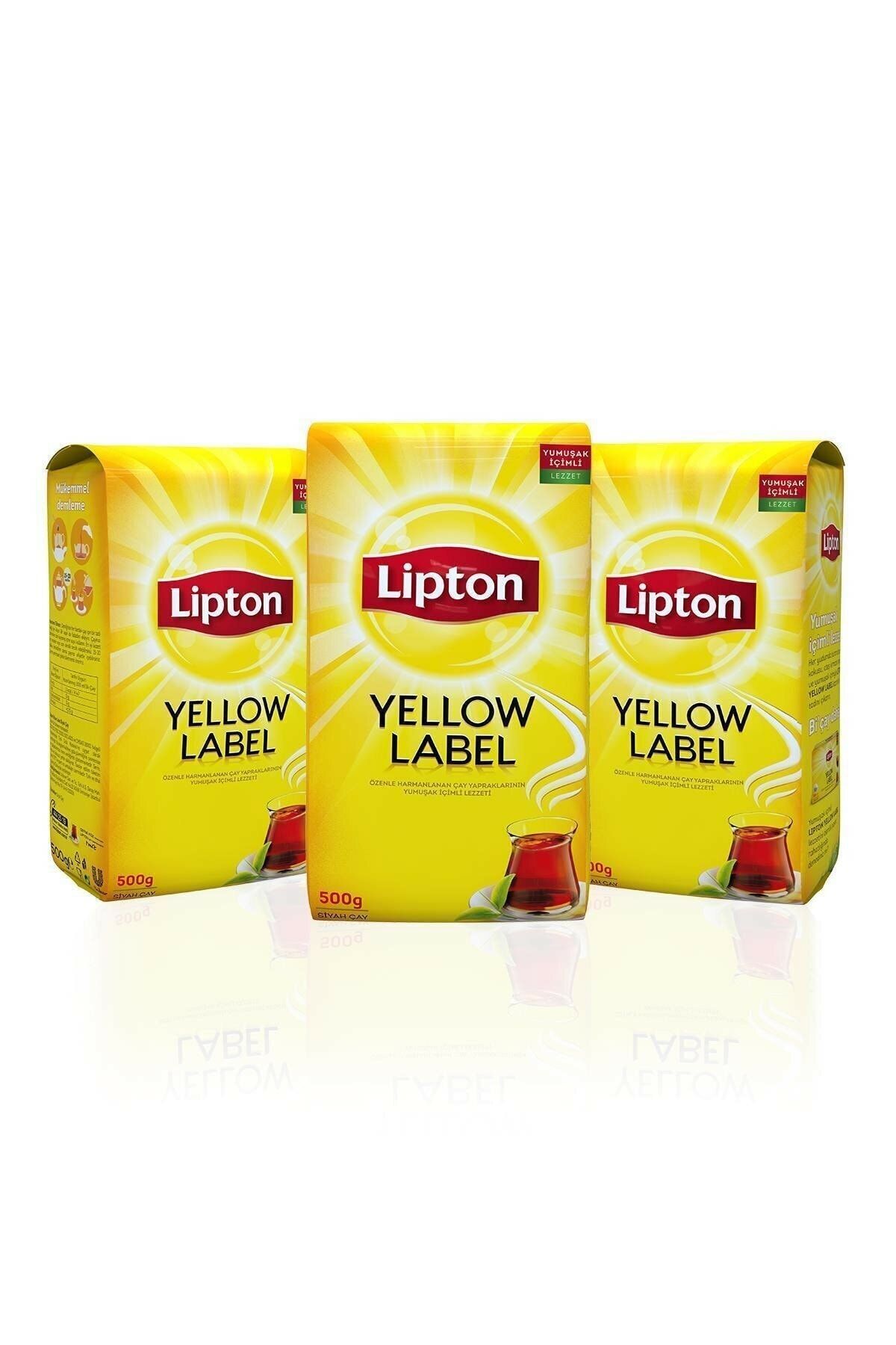 Lipton Yellow Label Dökme Çay 500 Gr X 3 Adet