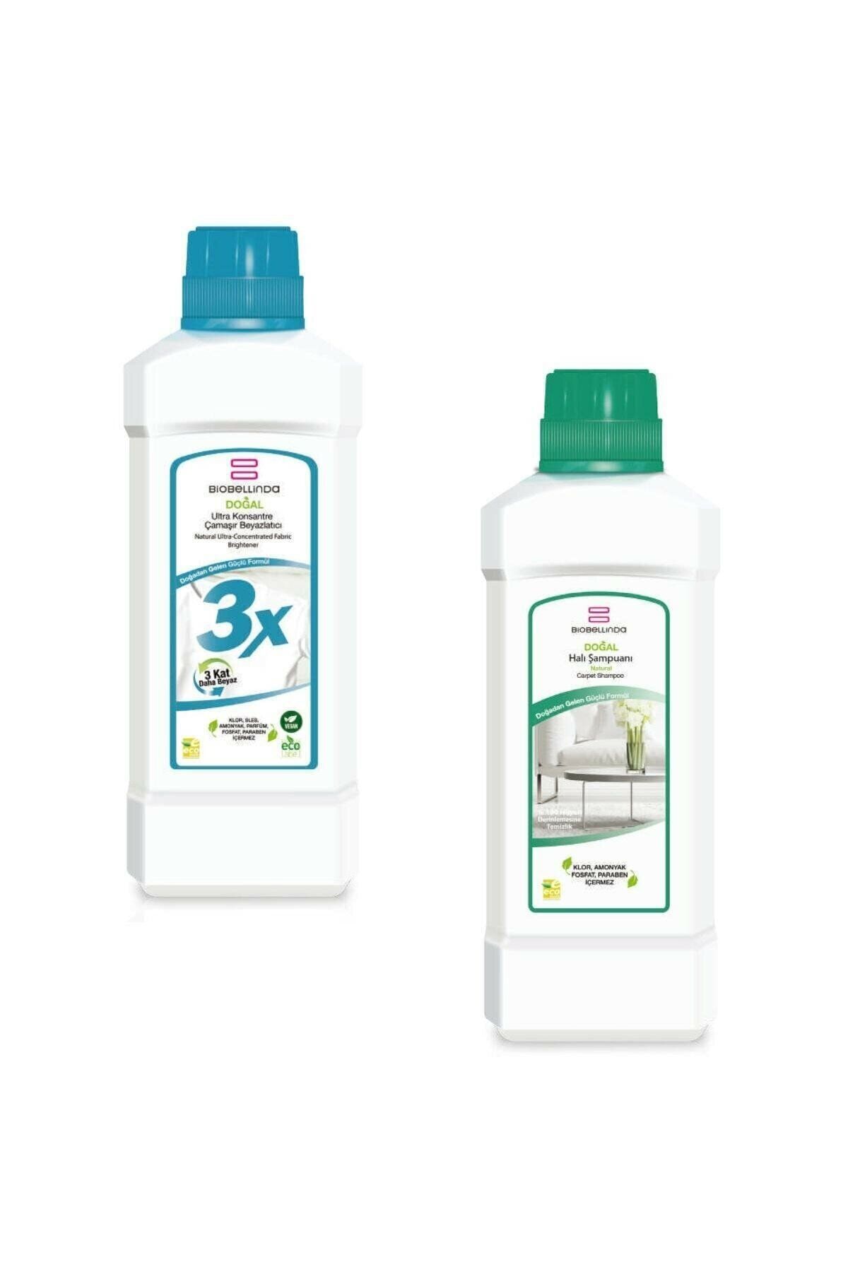 BioBellinda 3x Çamaşır Beyazlatıcı + Halı Şampuanı