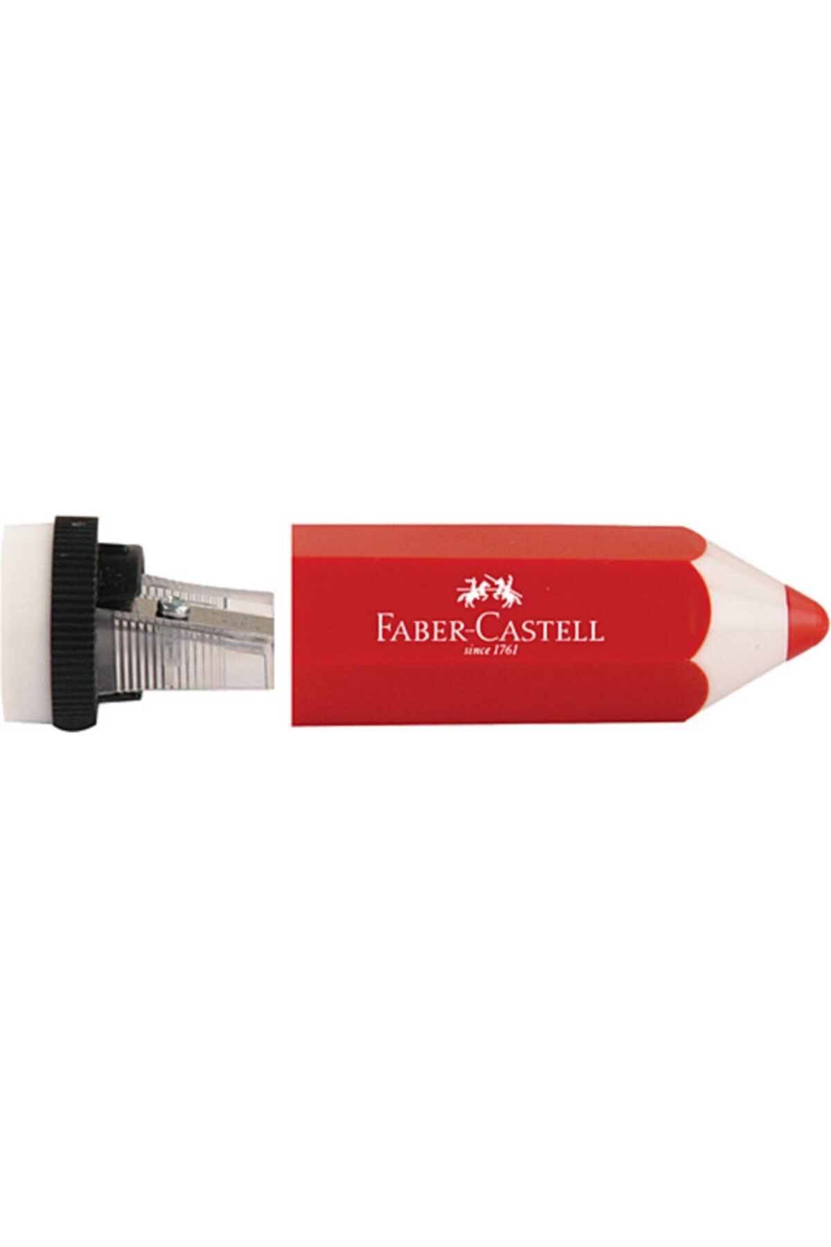 Faber Castell Kalem Şekilli Kalemtraş Kırmızı