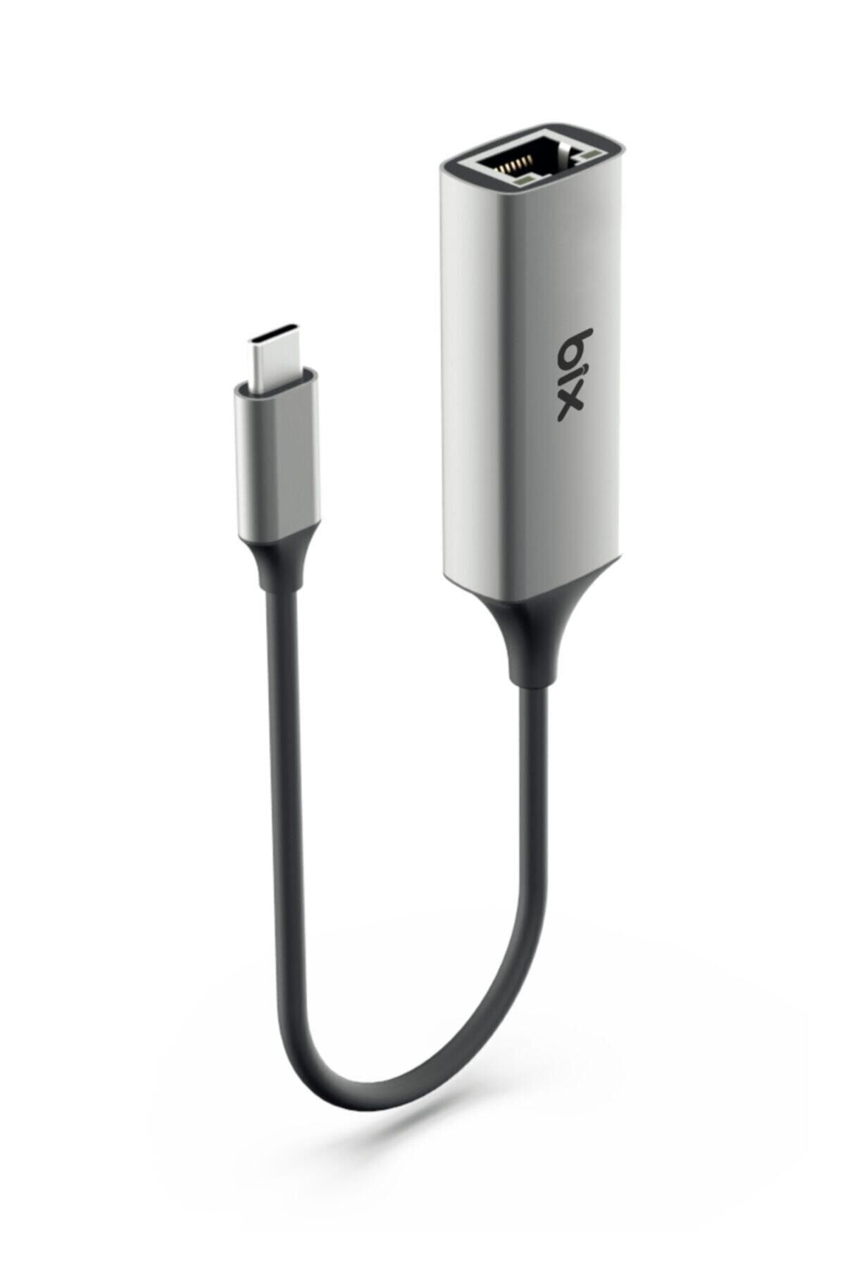 Bix Bıx Adp-09 Usb3.1 Type-c=>rj45 10/100/1000 Mbps Çevirici Adaptör