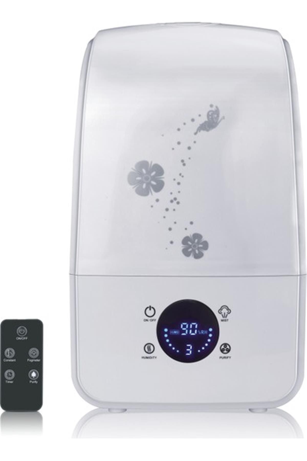 Havvaca Hd-1350b Ultrasonik Soğuk Buhar Makinesi Uzaktan Kumandalı,oda Nemlendirici