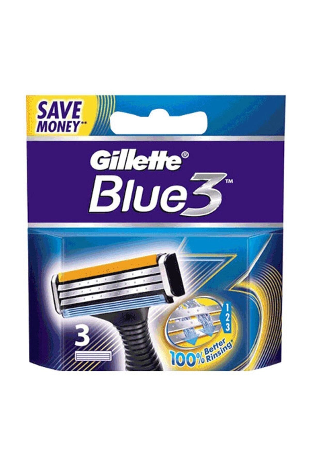 Gillette 3'lü Yedek Blue3 Tıraş Bıçağı