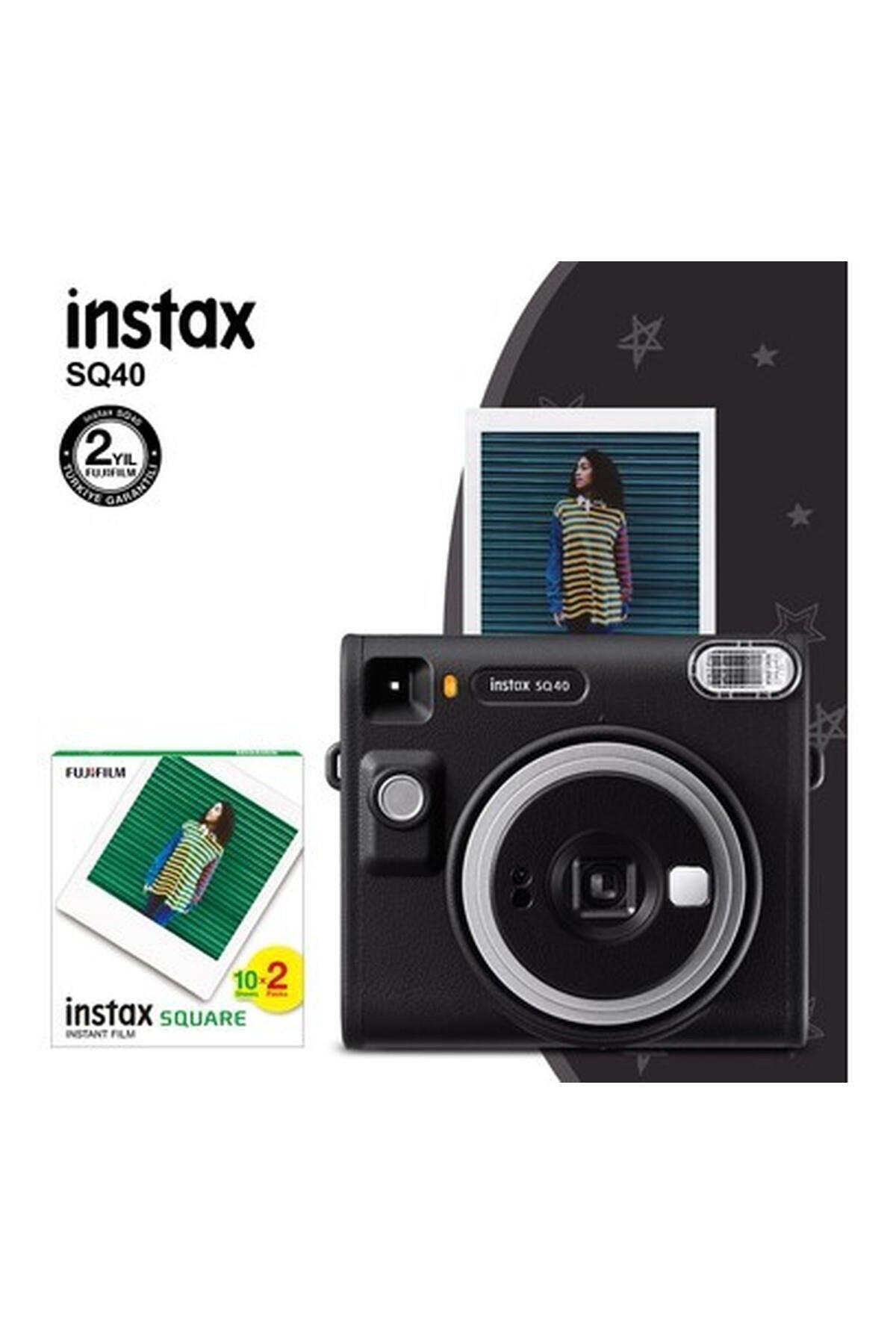 SQ40 Siyah Fotoğraf Makinesi ve20'li Kare Film