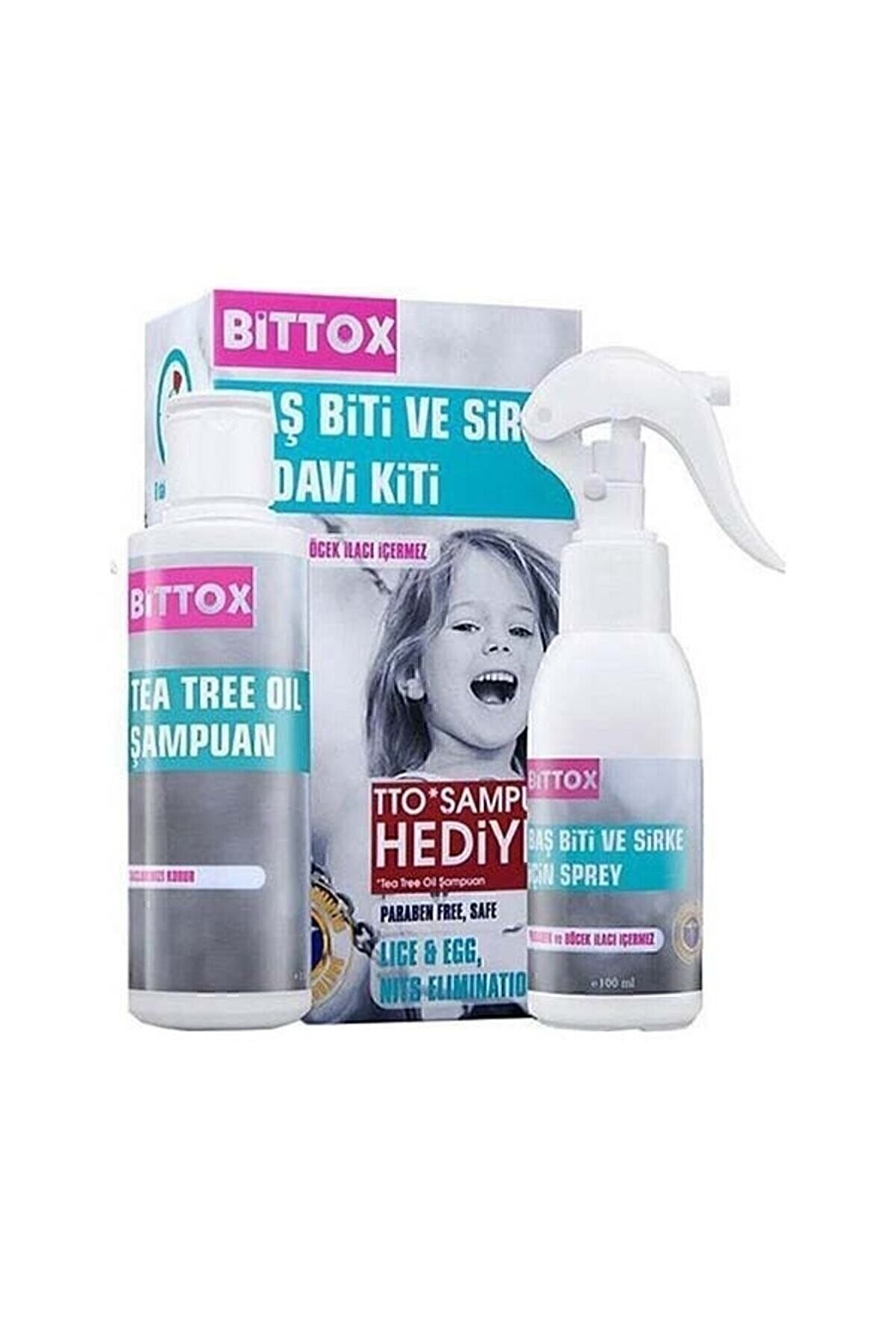 Bittox Saç Bit Spreyi ve Şampuanı Seti Hediyeli | 100 ml + 150 ml
