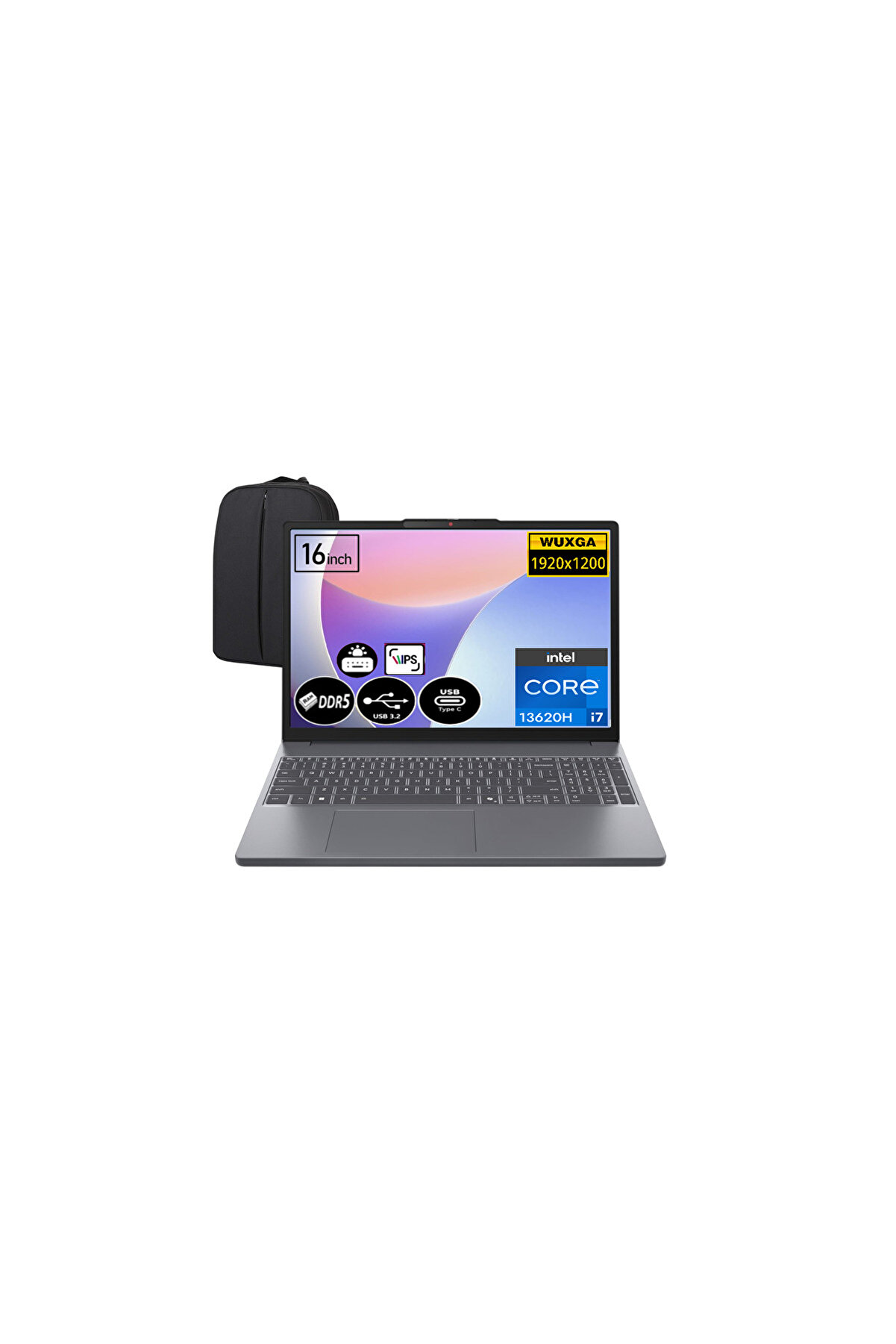Ideapad Slim 3 i7-13620H 24 GB 512 GB SSD 16