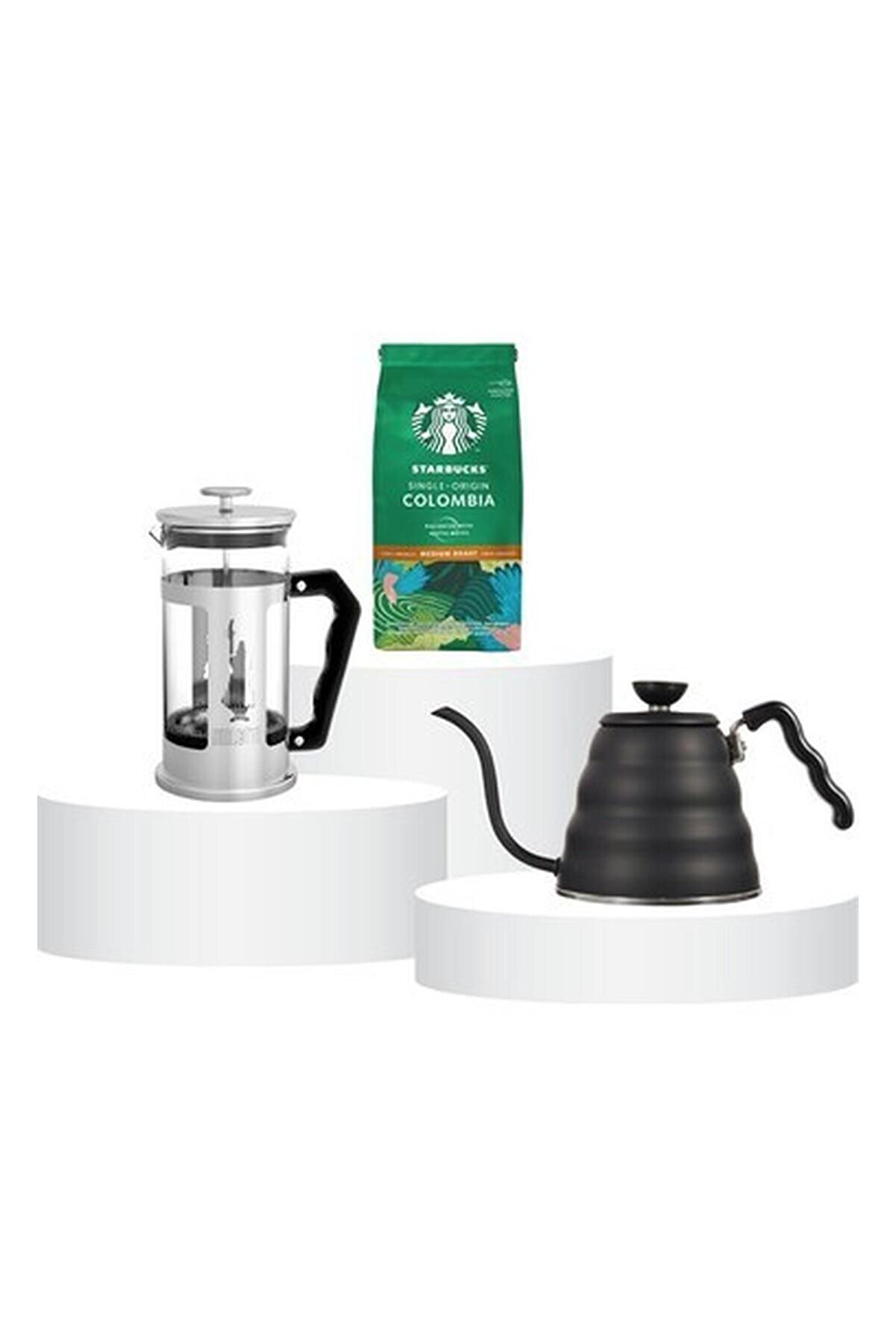 French Press Filtre Kahve Seti