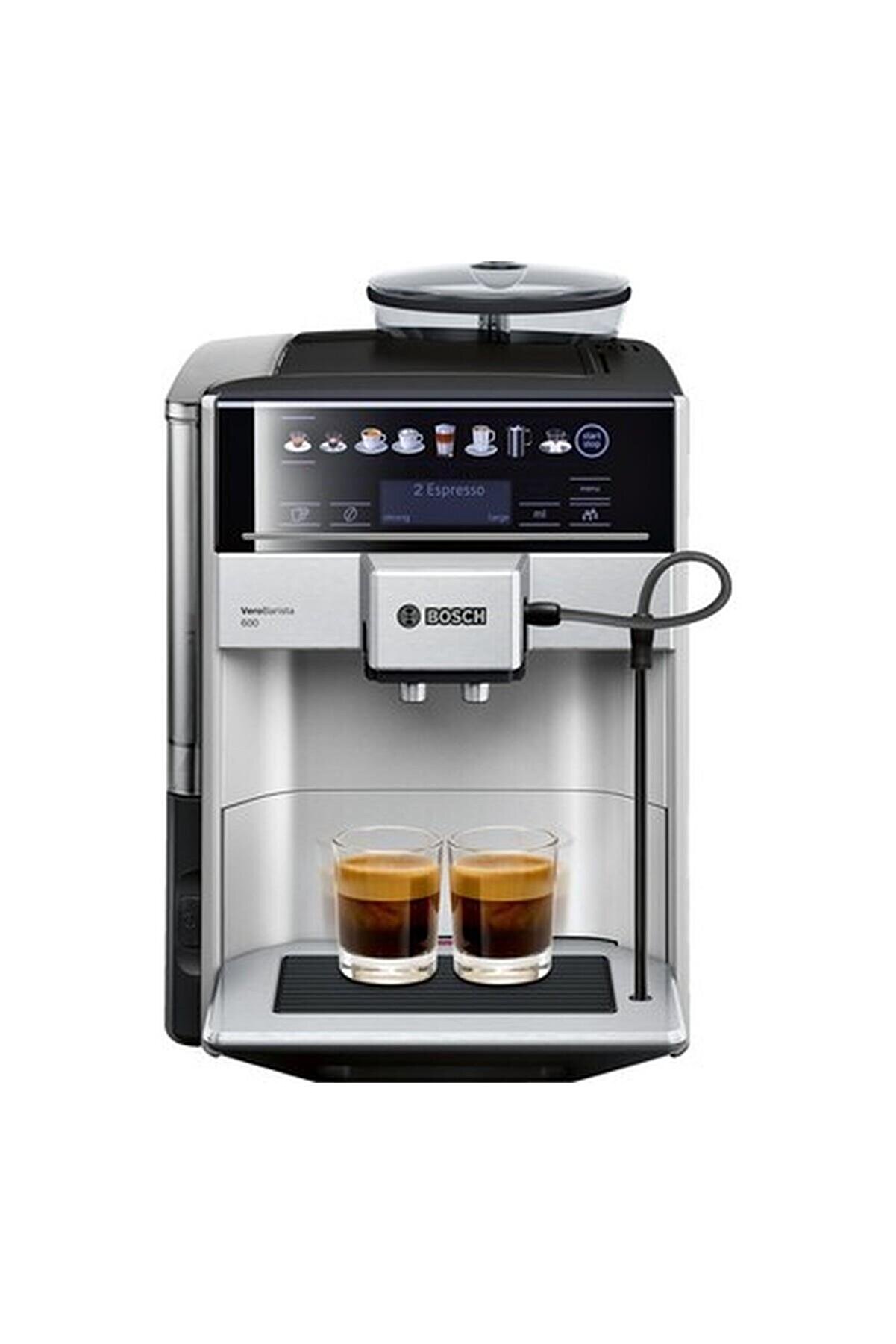 TIS65621RW Tam Otomatik Kahve Makinesi Vero Barista 600 Gümüş