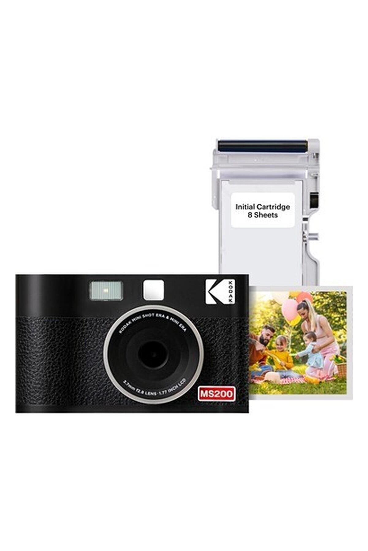 Mini Shot 2 Era - Siyah Filmli Fotoğraf Makinesi / 8 Baskılık Tanışma Seti