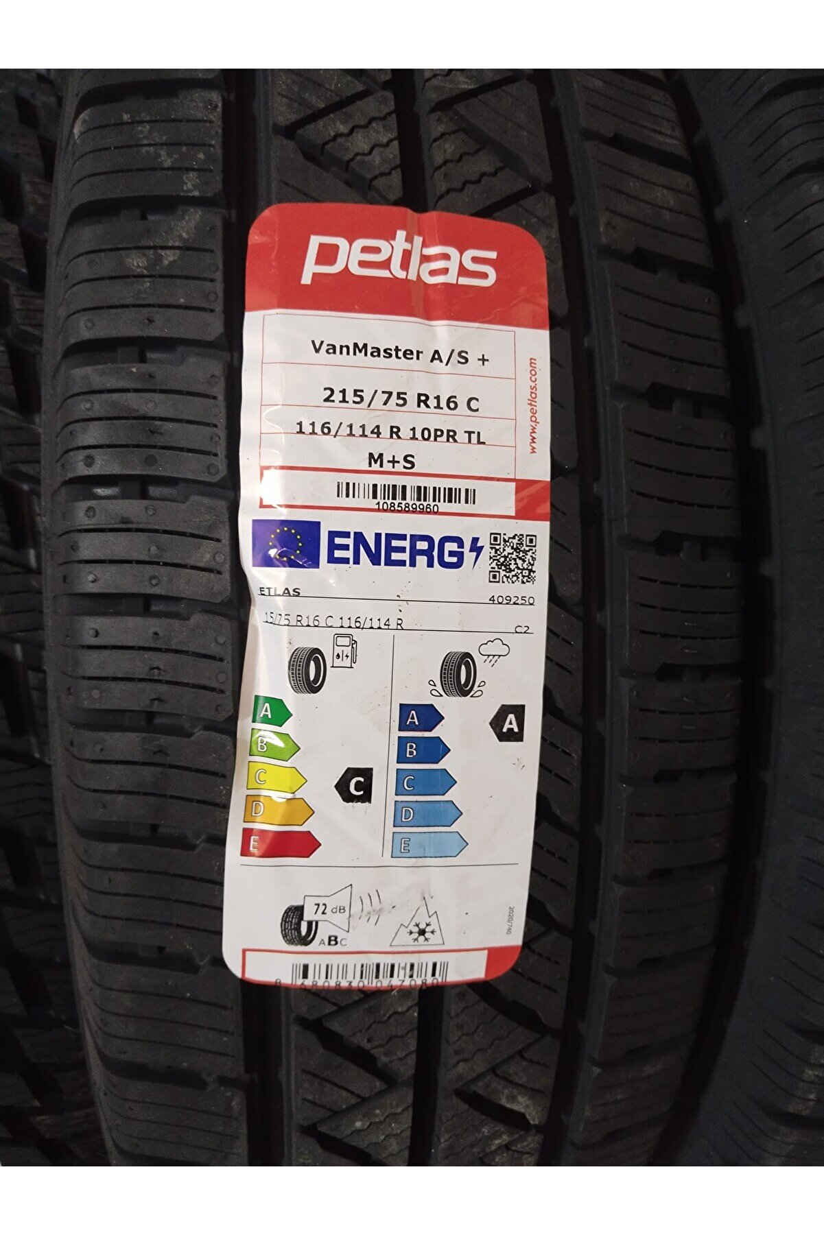 215/75 R16 C TL 116/114R 10PR VANMASTER145 A/S HAFİF TİCARİ DÖRT MEVSİM 2025 ÜRETİM