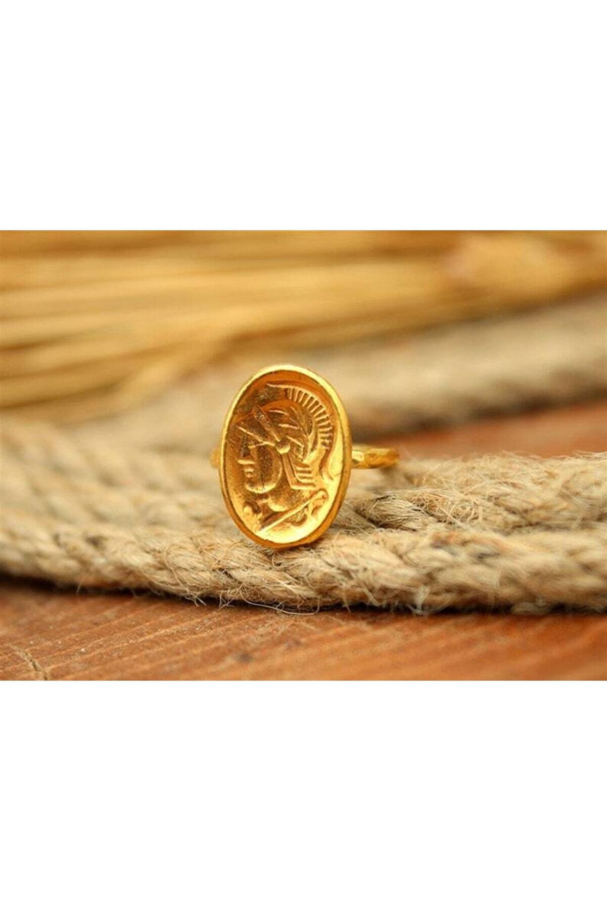 alpsilverart 925 Ayar Gümüş Roma Sikke Yüzük | El Yapımı Antik Takı