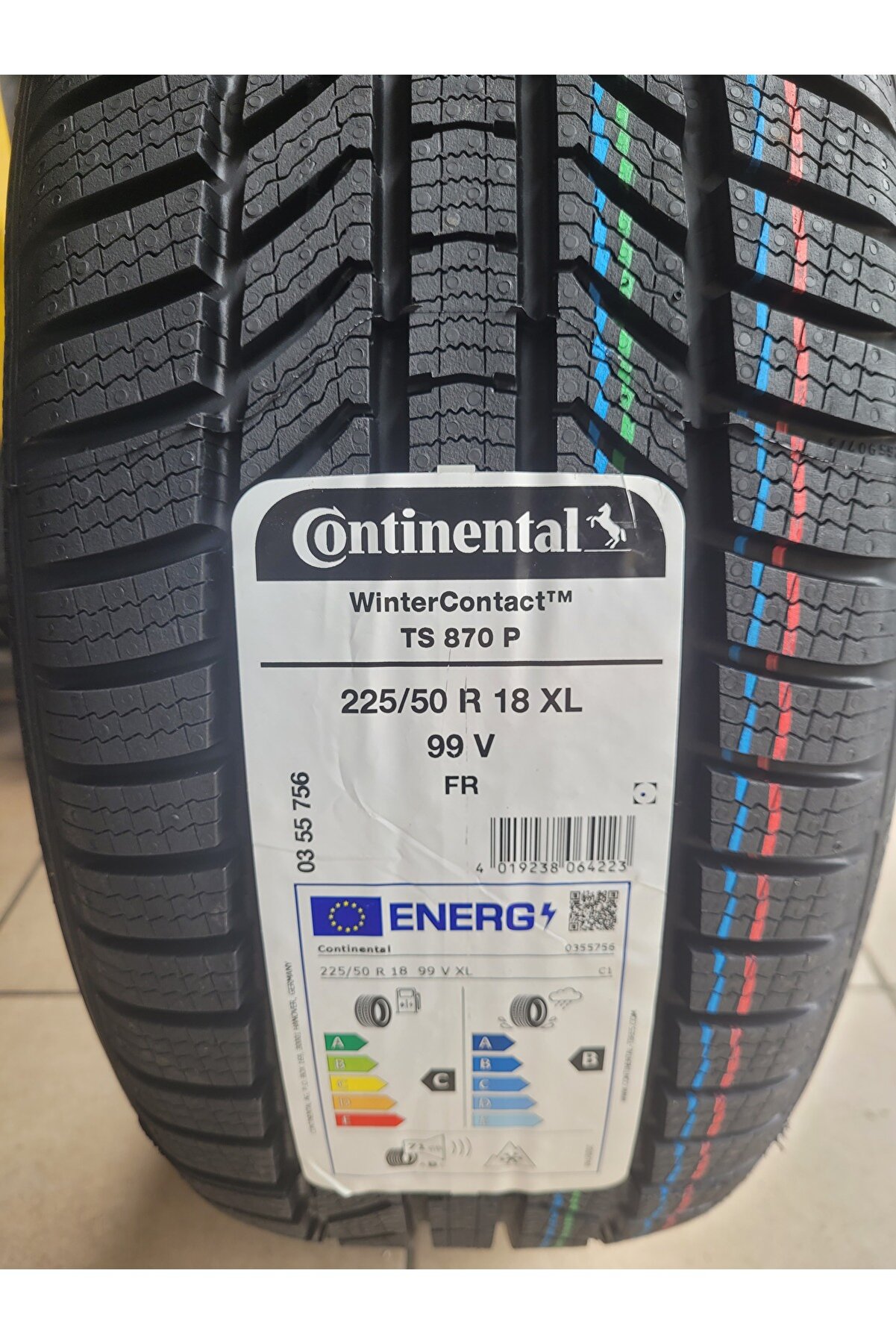 225/50R18 Winter Contact TS870P 99V XL Set Olarak (4 ADET) 2025 Üretim