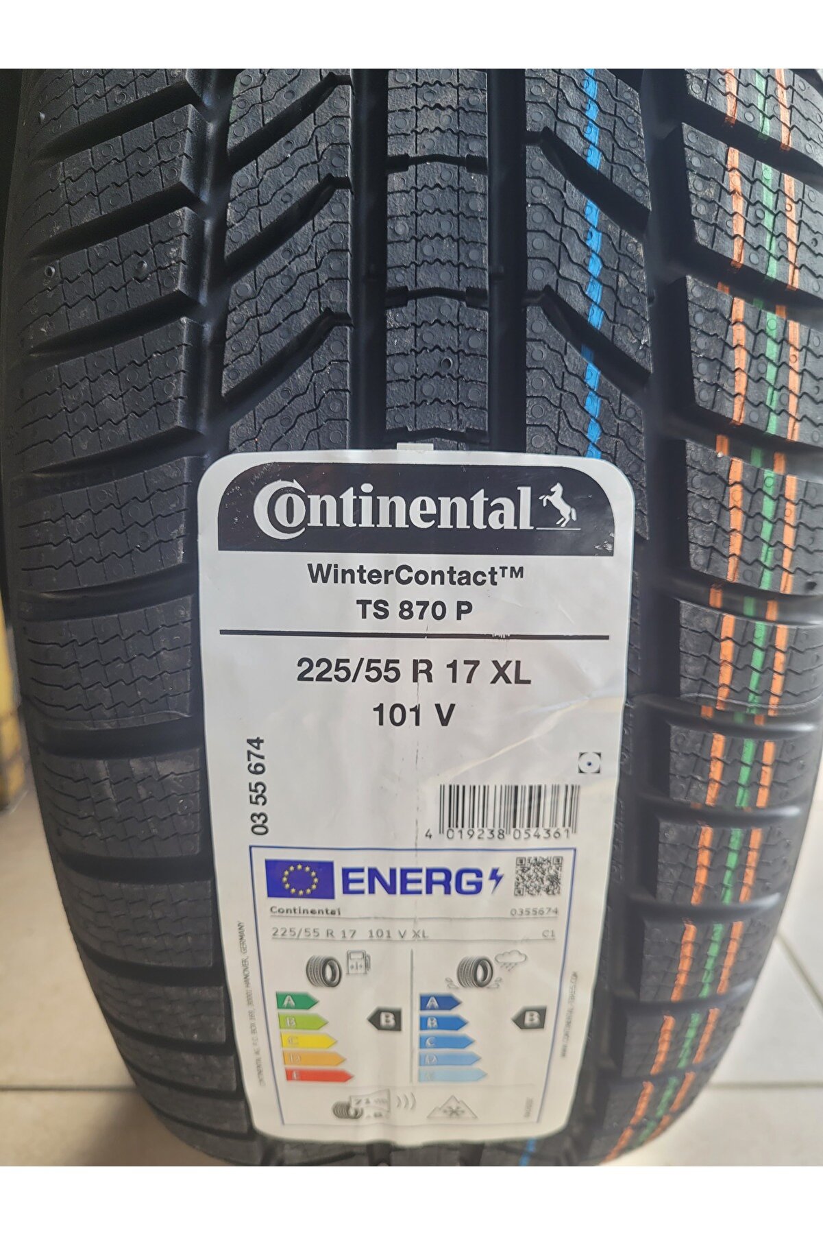 225/55R17 Winter Contact TS870P 101V XL Set Olarak (4 ADET) 2025 Üretim